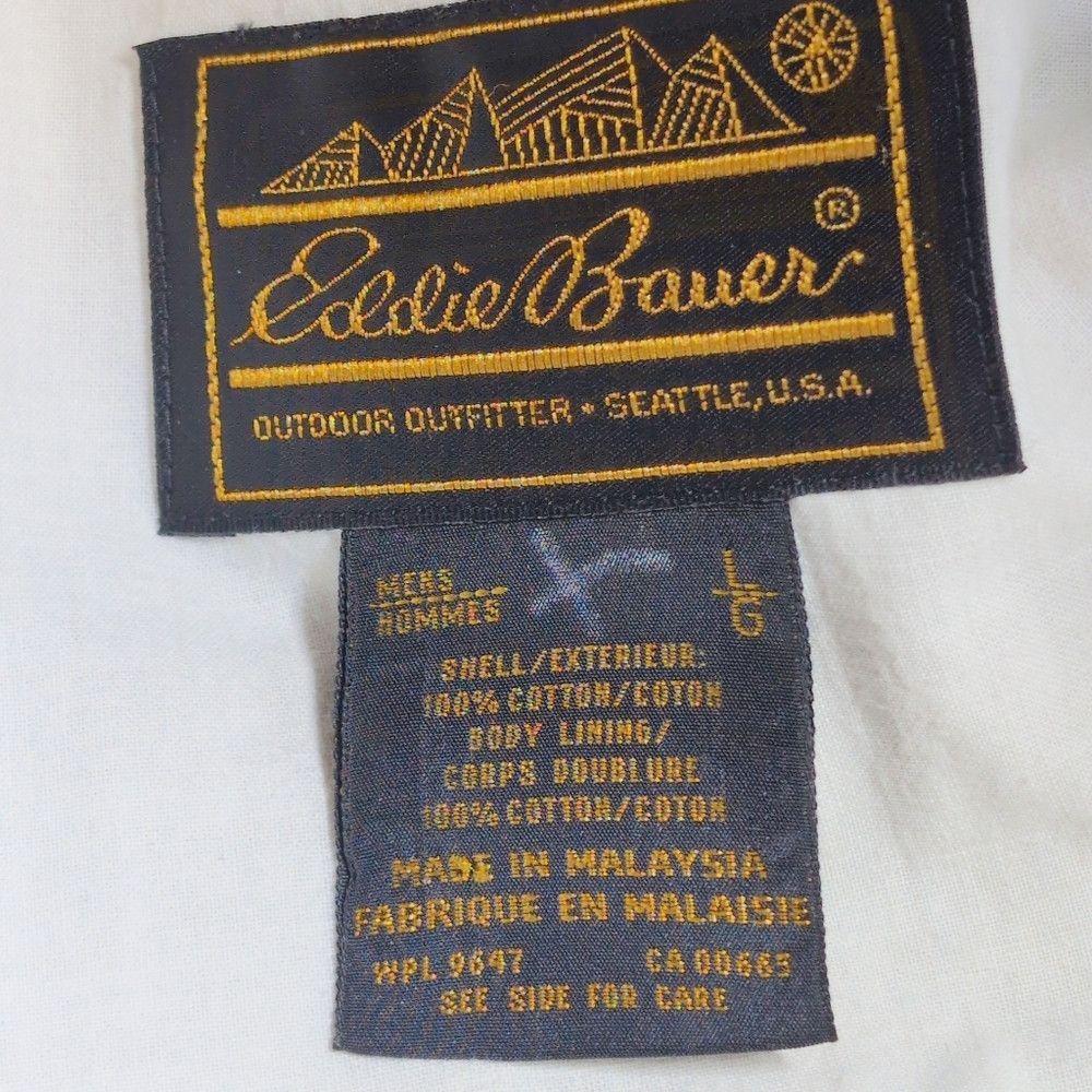 Eddie Bauer Vintage Black Tag Eddie Bauer Men's Beige Utility Vest Size US L / EU 52-54 / 3 - 4 Thumbnail