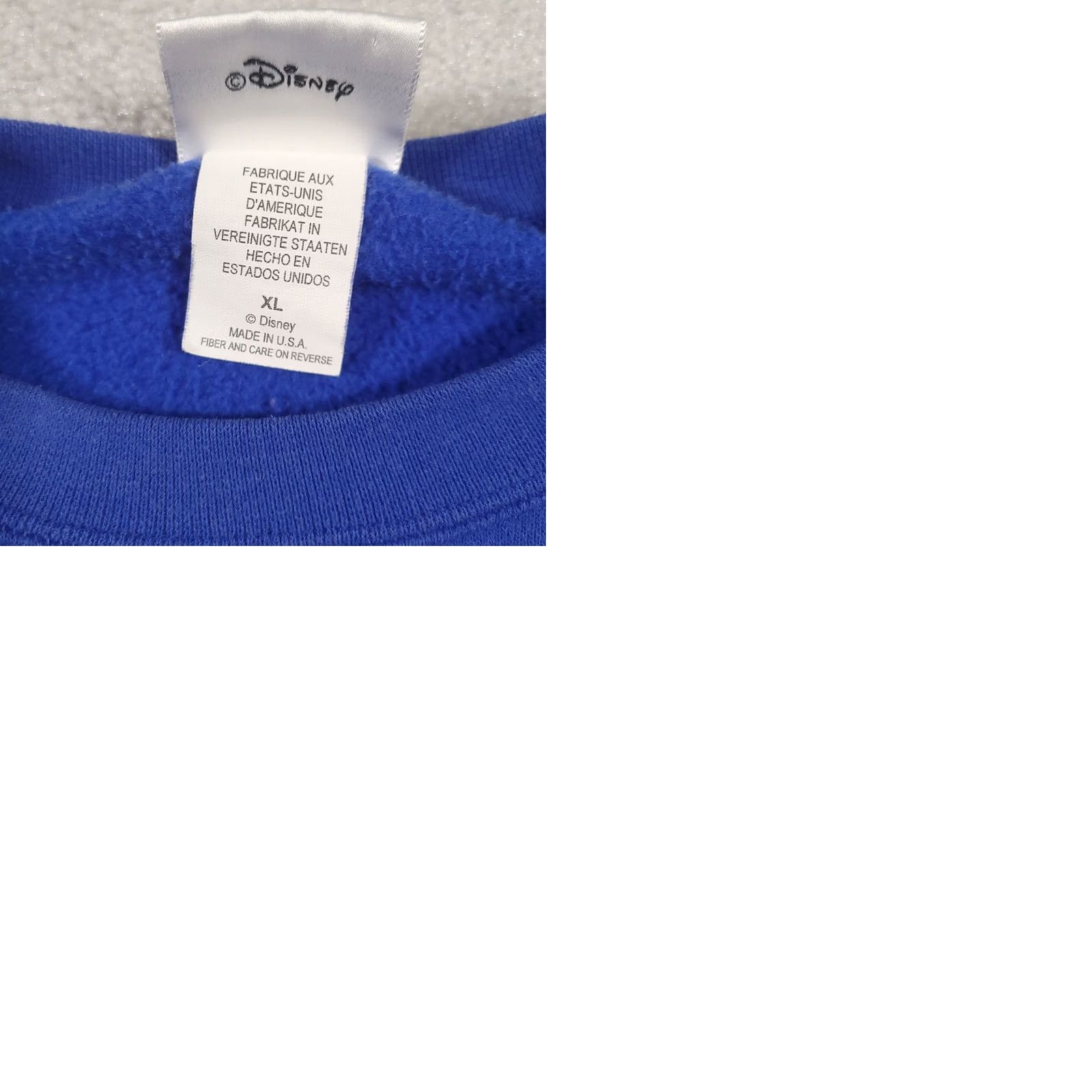 Disney VINTAGE Disney World Alaska Sweatshirt Adult XL Blue Polar Bear Animals Nature Crew Neck Long Sleeve Pullover Men 90s Theme Size US XL / EU 56 / 4 - 9 Thumbnail