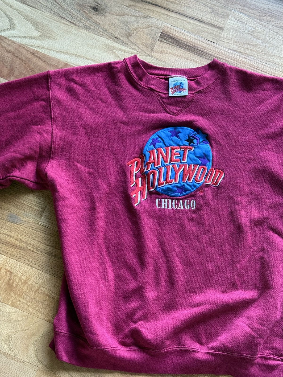 Planet Hollywood × Vintage Vintage Planet Hollywood Chicago Crewneck Sweatshirt Size US L / EU 52-54 / 3 - 1 Thumbnail