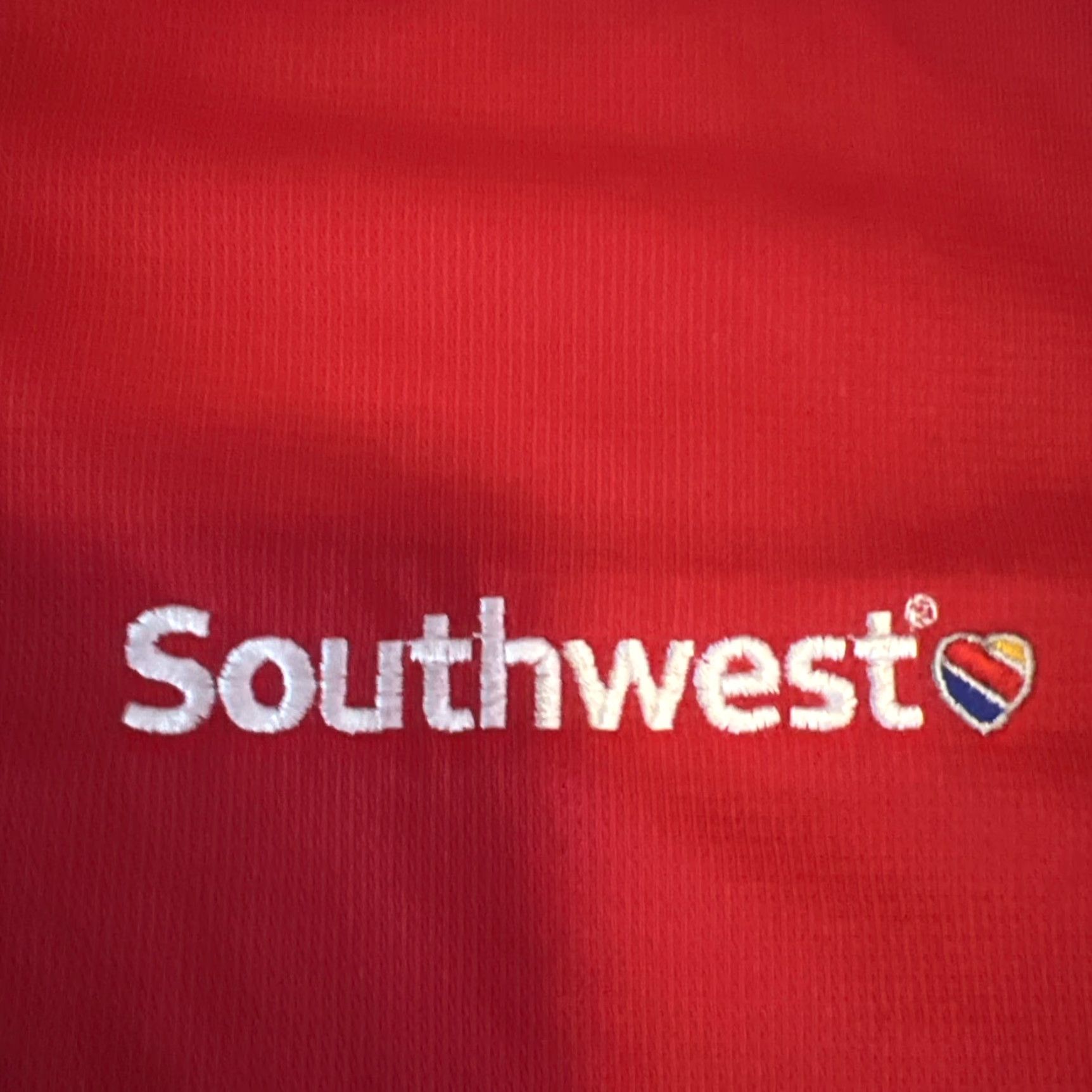 Vintage VINTAGE Southwest Airlines Embroidered Logo Golf Polo Shirt Adult XL Red Nike? Size US XL / EU 56 / 4 - 3 Thumbnail