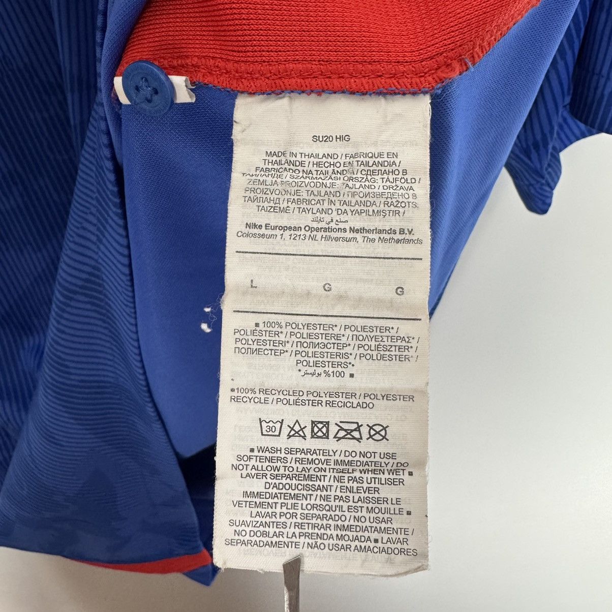 Nike ENGLAND 2020 2021 AWAY FOOTBALL SHIRT SOCCER JERSEY sz L MEN Size US L / EU 52-54 / 3 - 5 Thumbnail