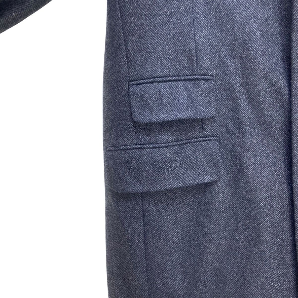 Aquascutum Vintage Aquascutum London Herringbone Wool Long Coat Size US L / EU 52-54 / 3 - 7 Thumbnail