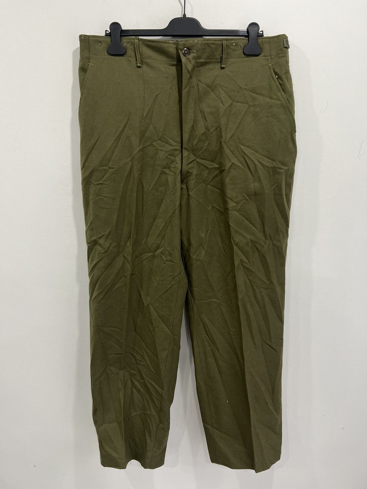 Vintage Vintage Wool Army Trousers og-107 field 60s large Size US 34 / EU 50 - 1 Thumbnail