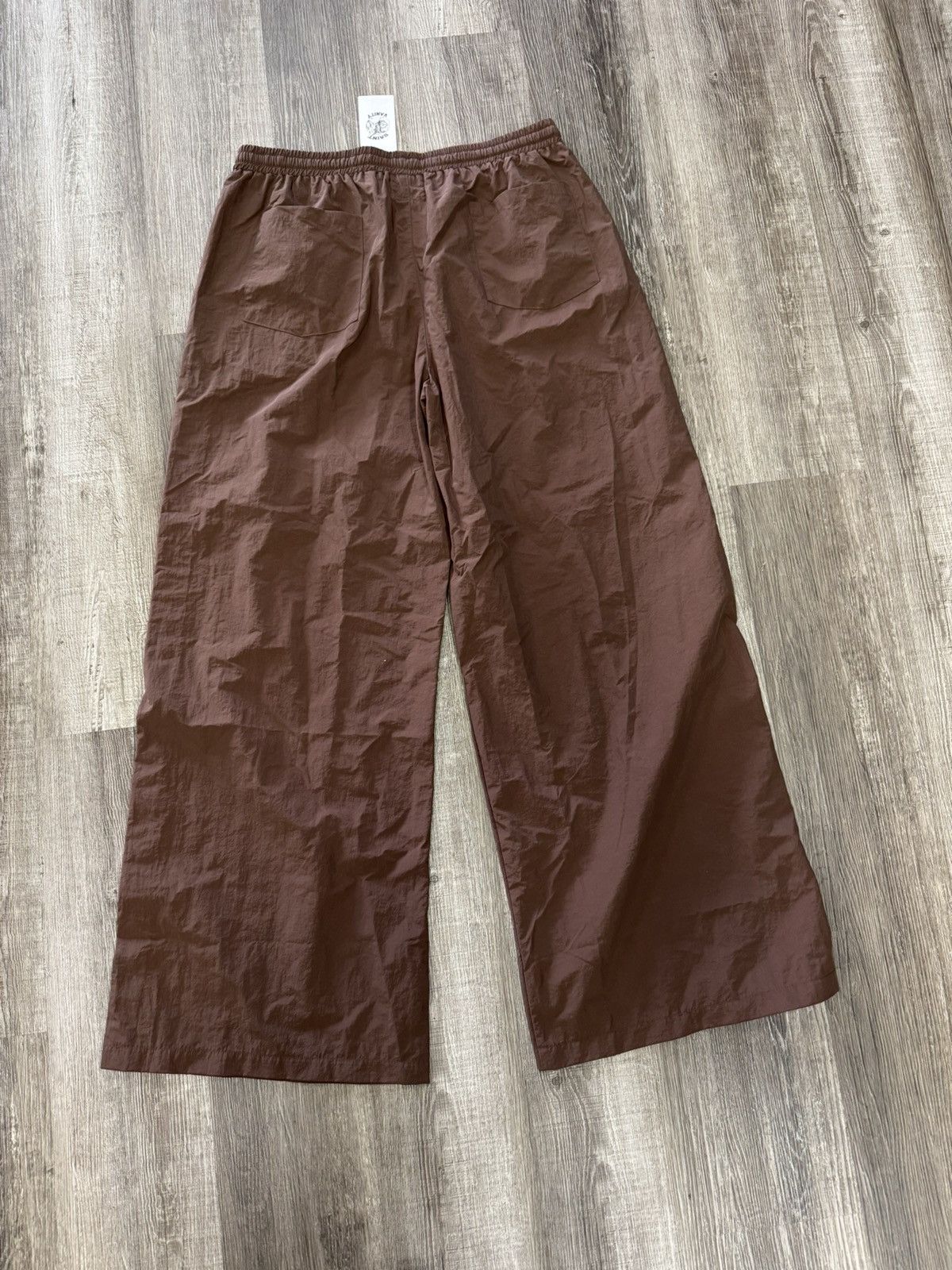 Saint Vanity Saint vanity brown nylon track pants Size US 40 / EU 56 - 2 Thumbnail