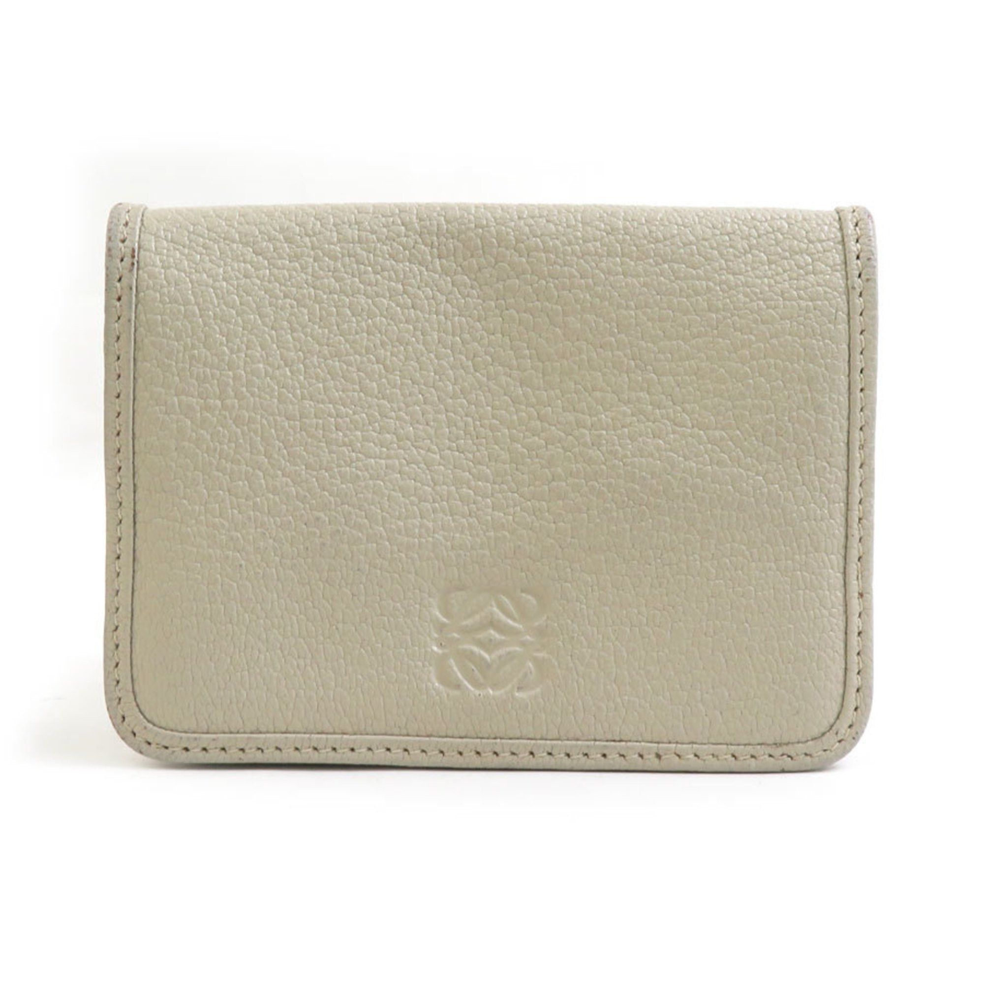 Loewe LOEWE wallet/coin case, light beige leather, for men and women, 56340a Size ONE SIZE - 1 Thumbnail