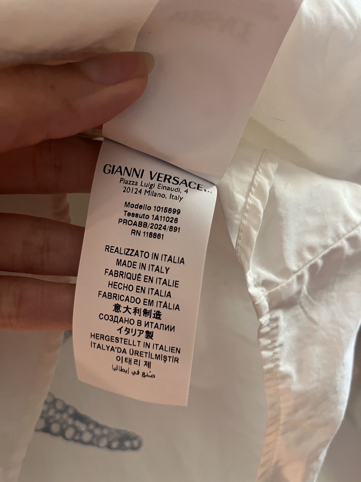 Versace Versace Barocco Sea Print Cotton Button Up Down Shirt Size US XL / EU 56 / 4 - 13 Thumbnail