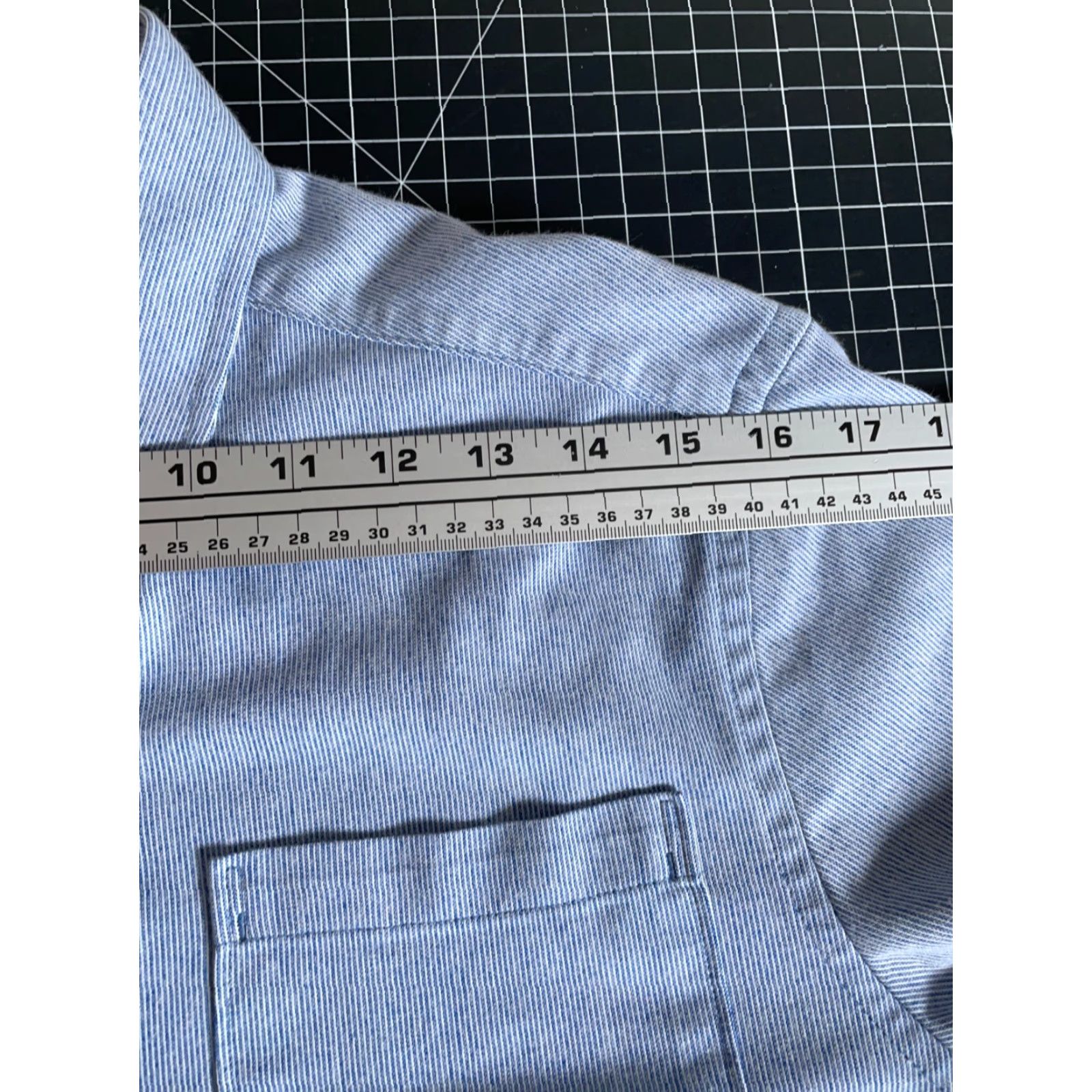 Vintage Ministry of Supply Long Sleeve Shirt Men's Small Light Blue Cotton Blend Size US S / EU 44-46 / 1 - 7 Thumbnail