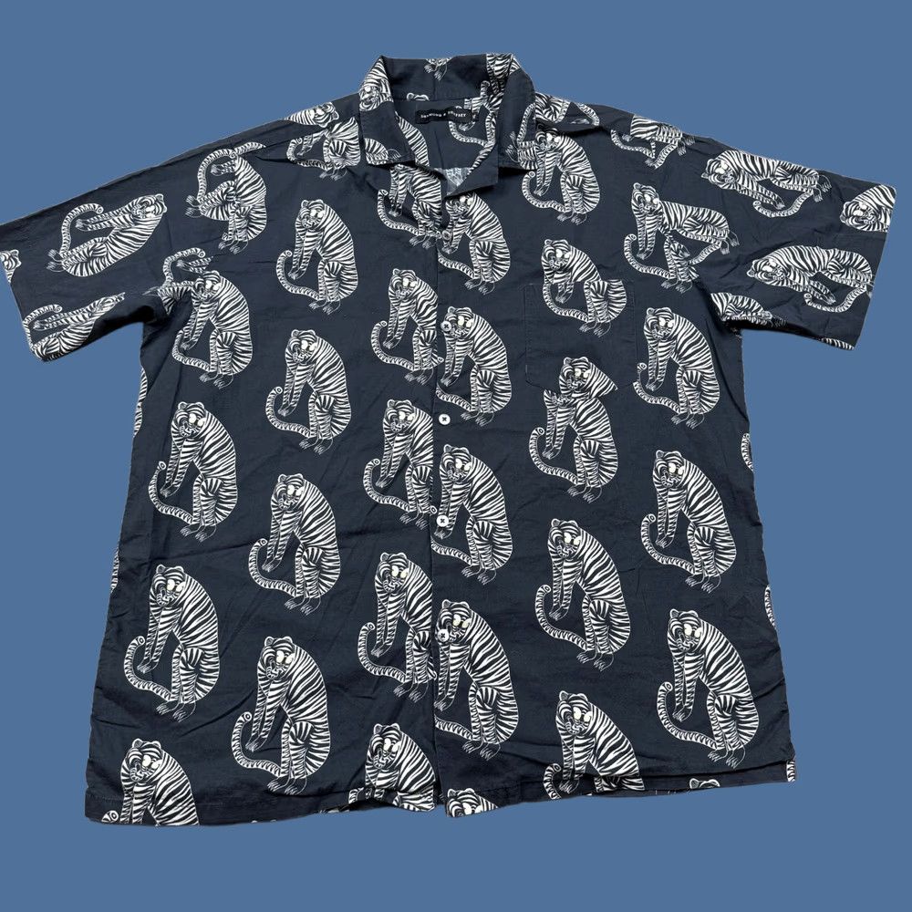 Vintage Desmond Dempsey Pajama Top XL Black Knit Lightweight Shirt Men Size US XL / EU 56 / 4 - 1 Thumbnail