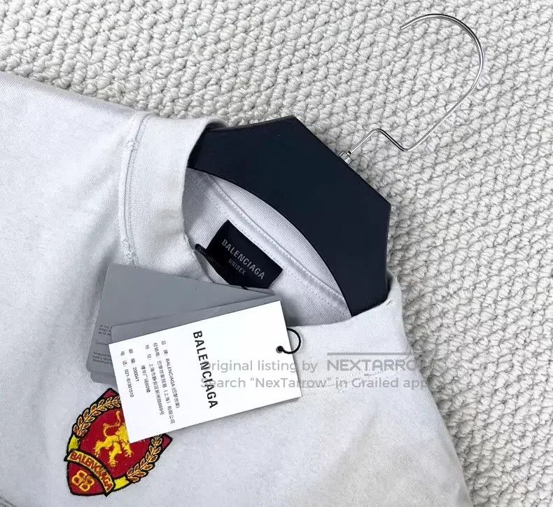 Balenciaga Balenciaga White Mud Dyed Manchester United Dirty Washed D Size US S / EU 44-46 / 1 - 3 Thumbnail