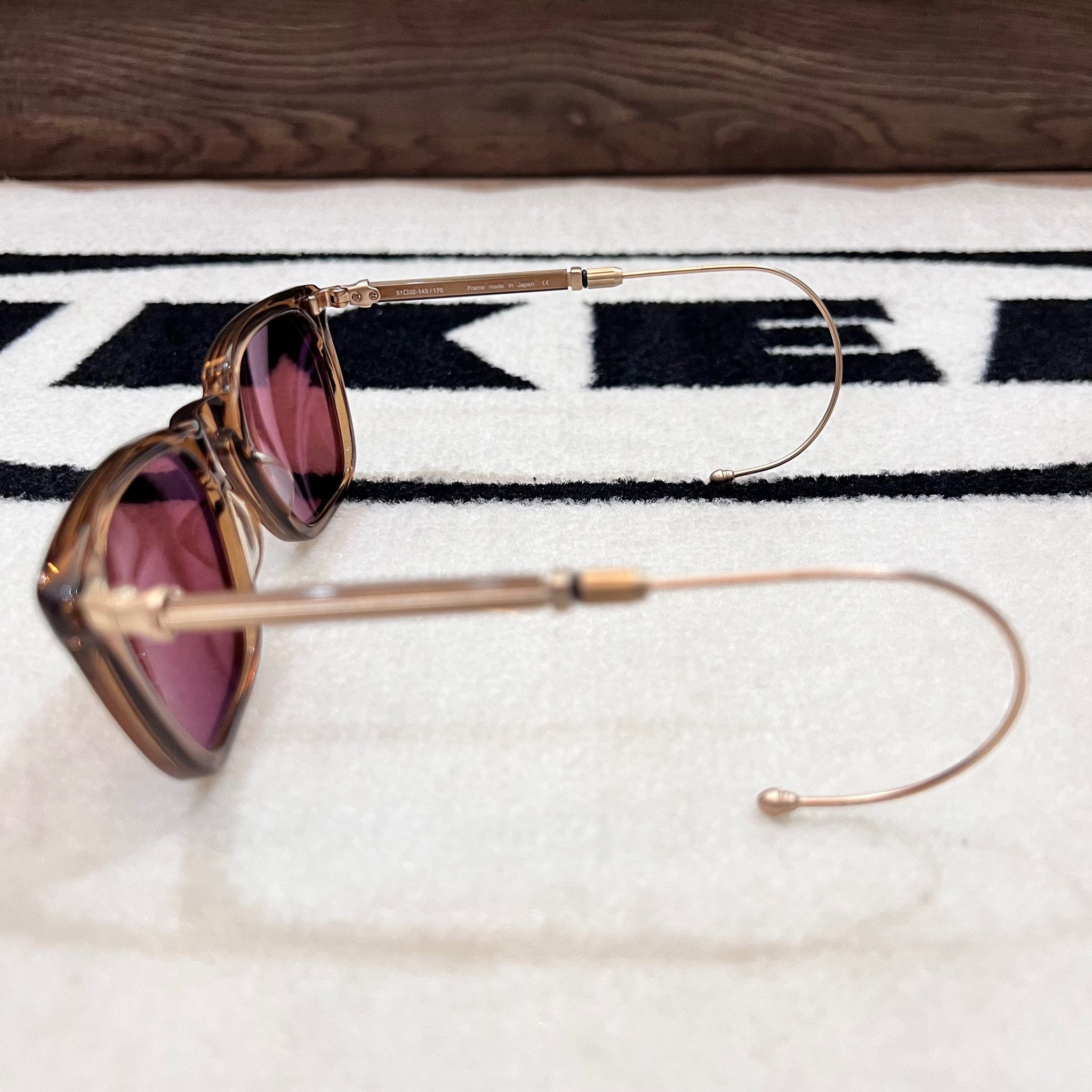 Matsuda MATSUDA M2043 Large Pilot sunglasses featuring temples Size ONE SIZE - 4 Thumbnail