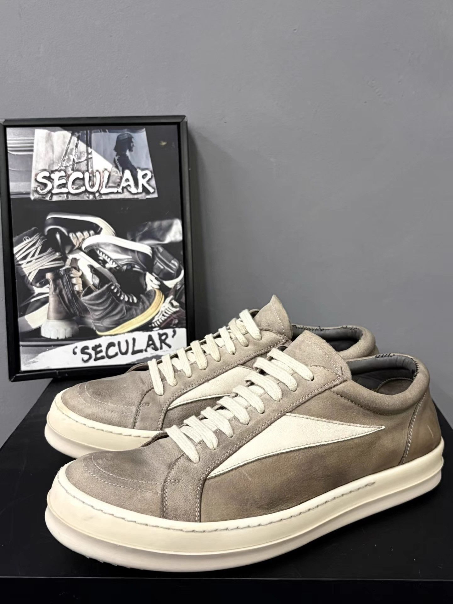 Rick Owens Rick Owens 24SS Brown "Vans" Sneakers K34 Size US 10 / EU 43 - 1 Thumbnail