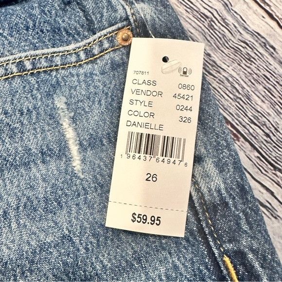 Pacsun NWT Pacsun Curve Straight Distressed Jeans Size 26" / US 2 / IT 38 - 10 Thumbnail