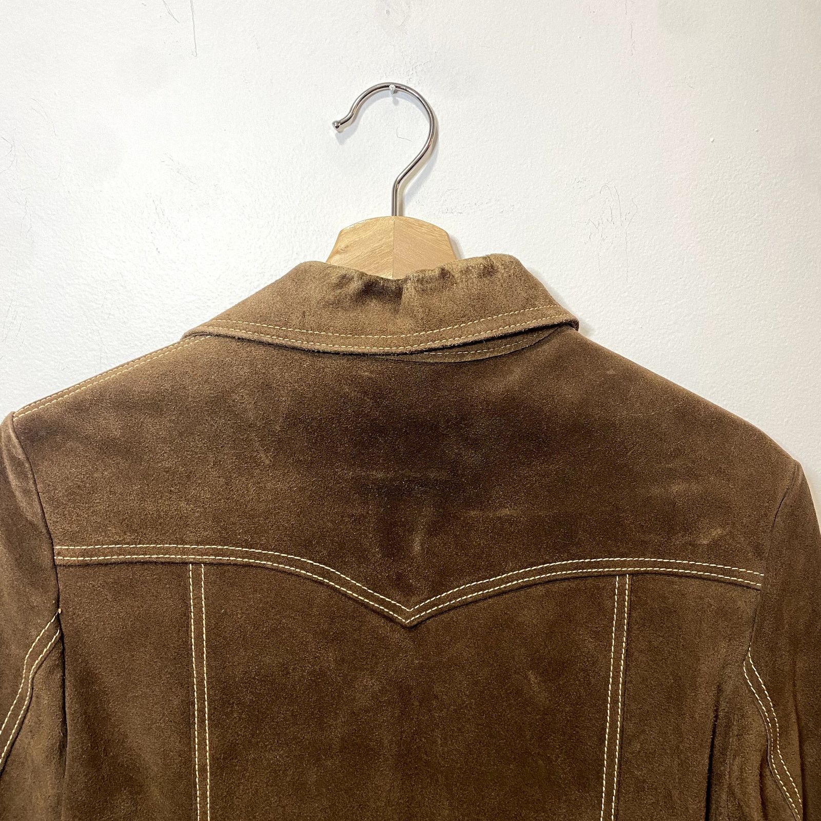 Vintage Vintage Lomeli Of California Western Cowboy Suede Jacket Size XS / US 0-2 / IT 36-38 - 5 Thumbnail