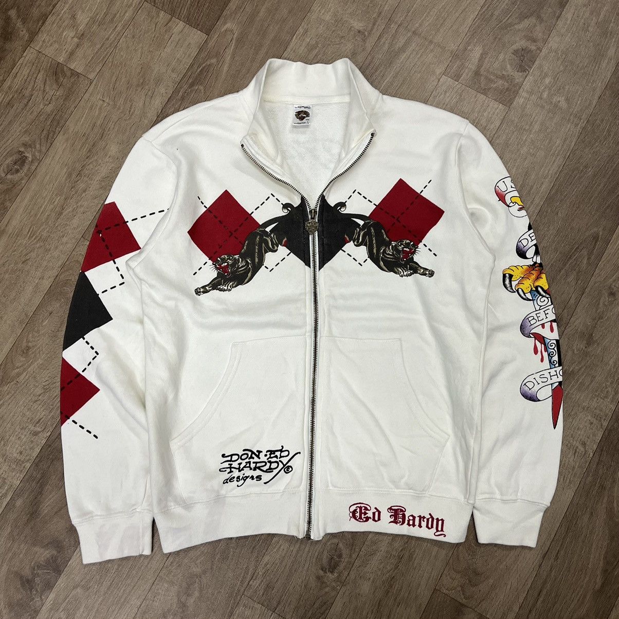 Christian Audigier × Ed Hardy Nice Design Ed Hardy Christian Audigier Track Jacket Size US M / EU 48-50 / 2 - 11 Thumbnail