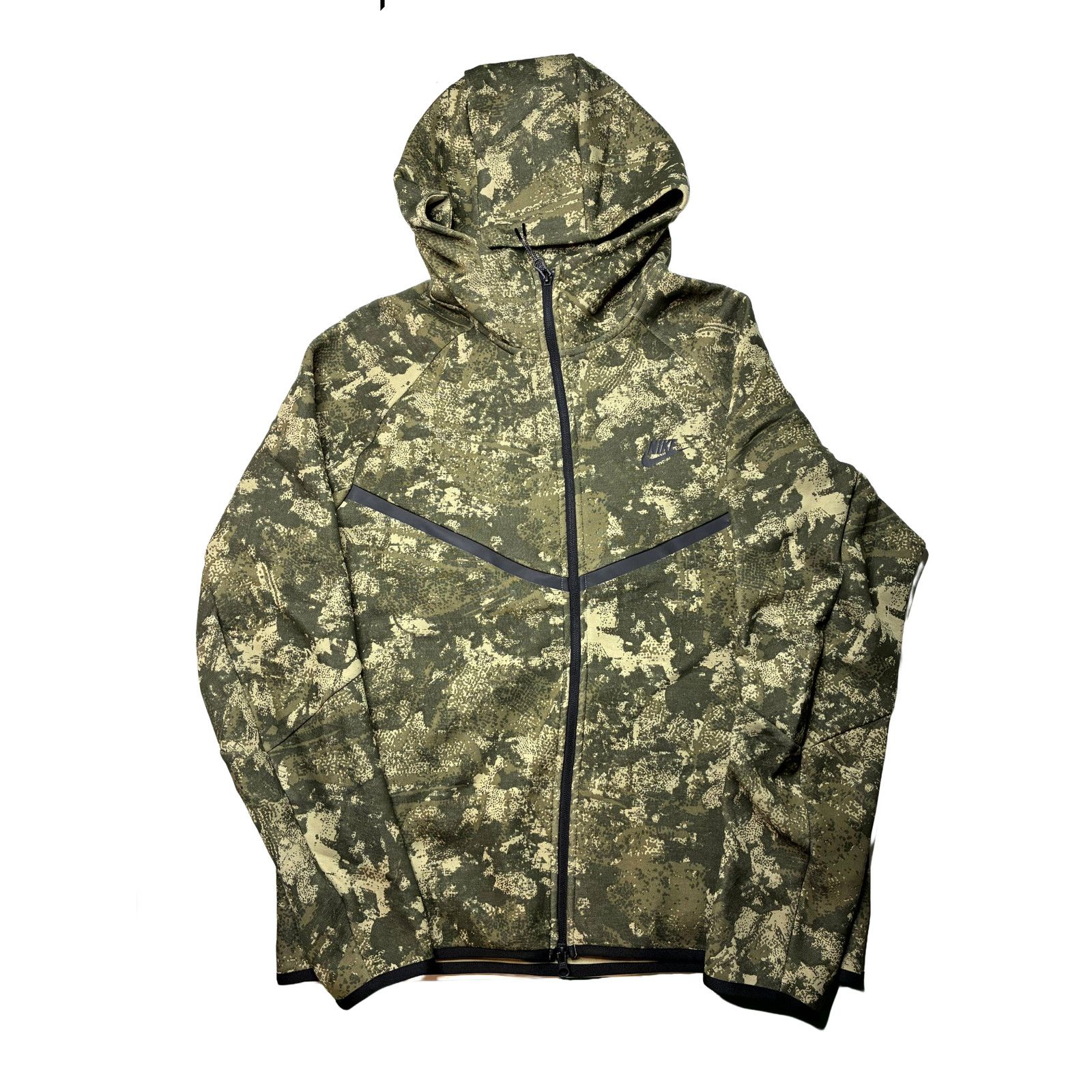 Nike Tech Zip Up Digi Camo Green Jacket