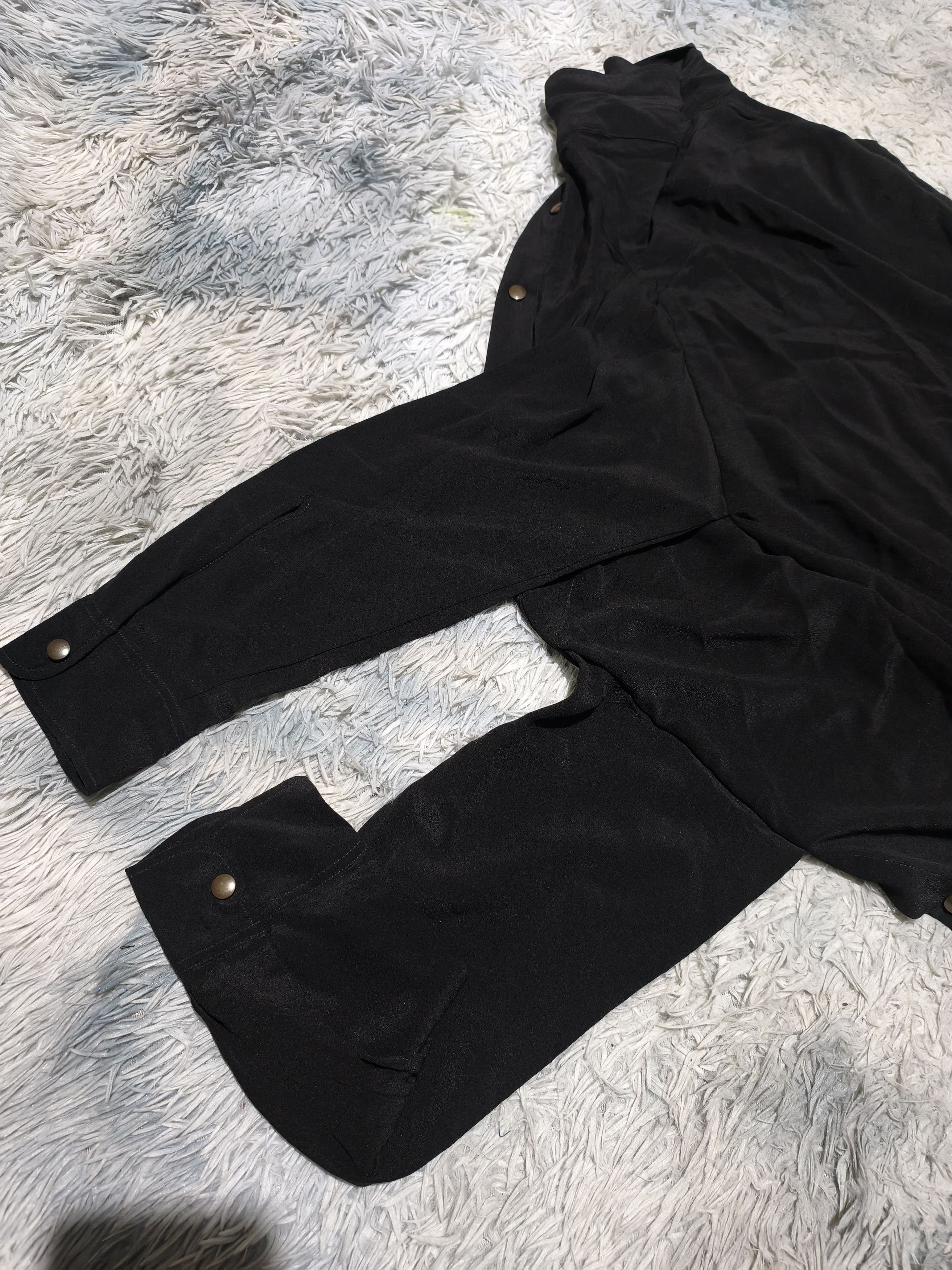 Faith Connexion FAITH CONNEXION Shirt Style Asymmetric Silk Skirt Size 28" / US 6 / IT 42 - 11 Thumbnail
