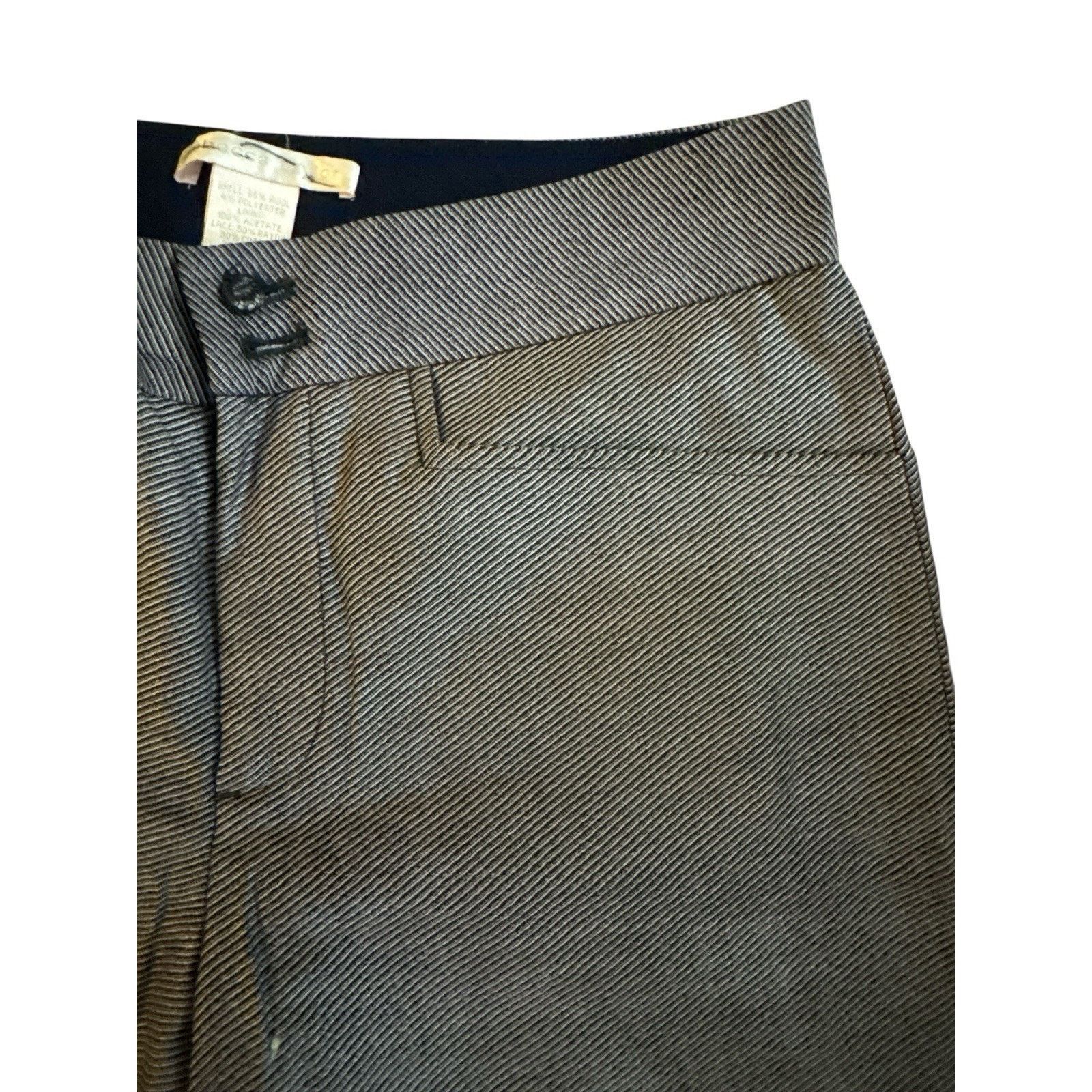 Rebecca Taylor REBECCA TAYLOR WIDE CROPPED PURPLE TEXTURE PANTS SZ 2 Size 26" / US 2 / IT 38 - 2 Thumbnail