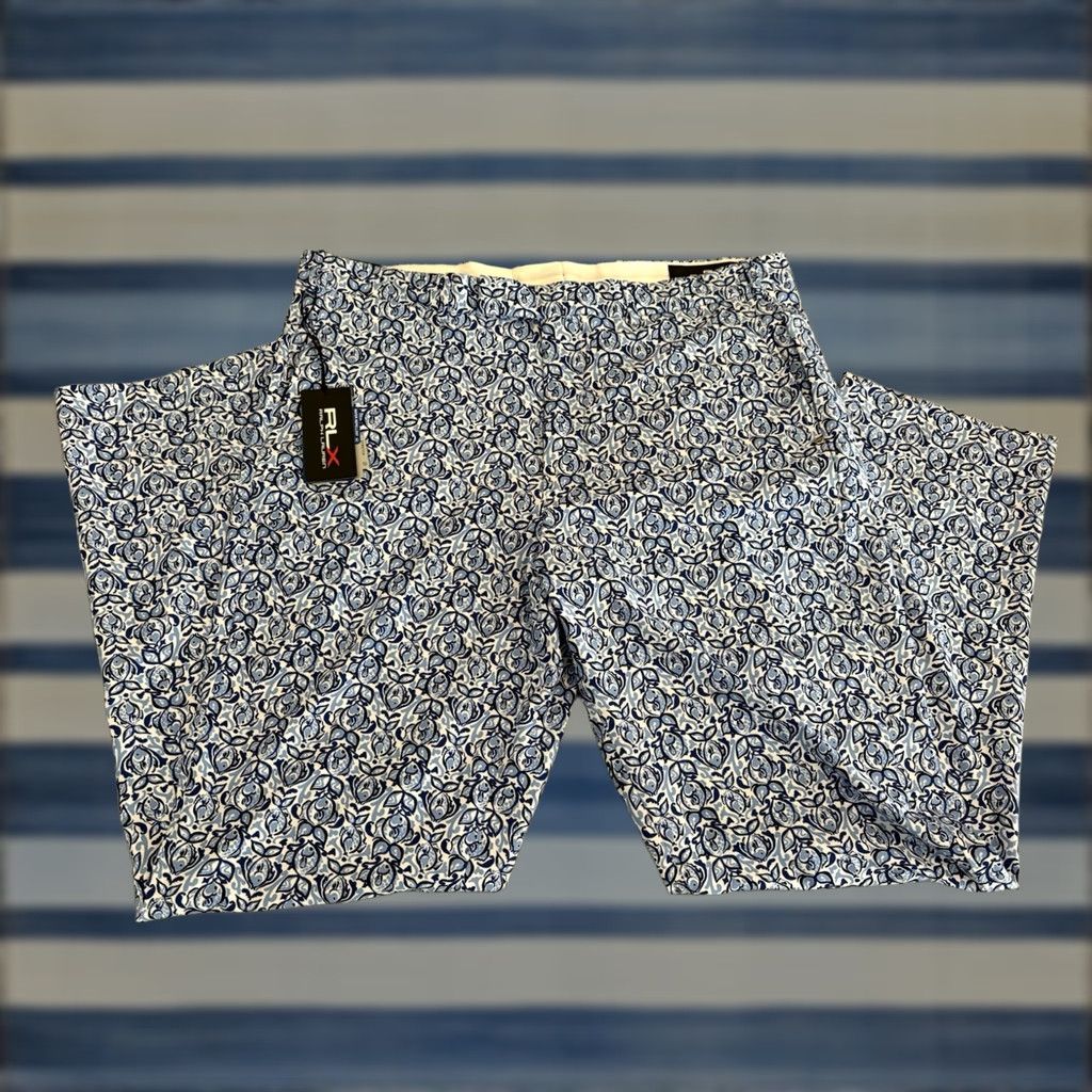 RLX Ralph Lauren RLX Ralph Lauren Golf Pants Blue Fish Print Mens 38x32 NWT 48 Size US 38 / EU 54 - 1 Thumbnail