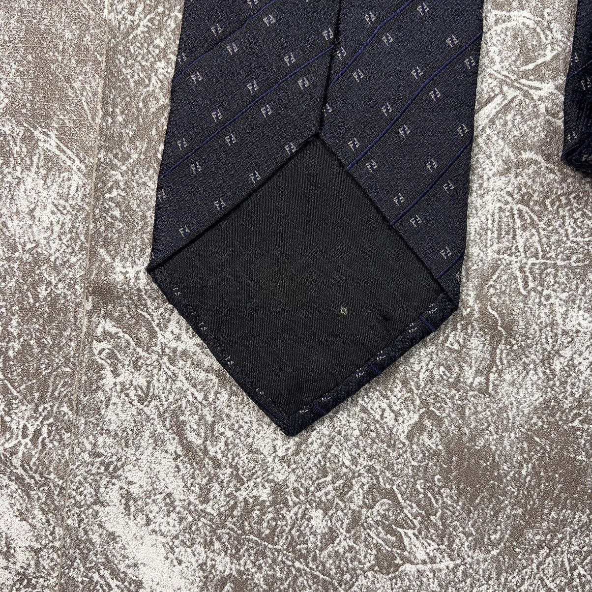 Fendi FENDI TIE FF MONOGRAM DESIGN LUXURY MEN NECKTIE Size ONE SIZE - 6 Thumbnail