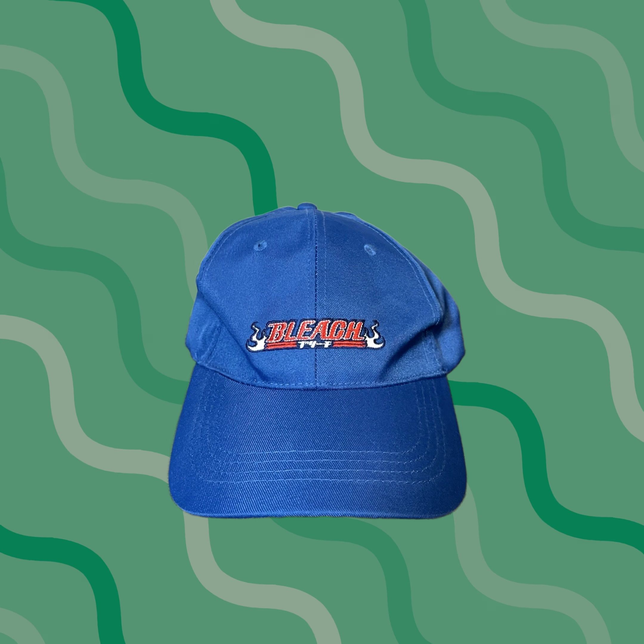 Vintage Culture Fly Bleach Anime Manga Hat - Strapback Blue Baseball Cap - 90s Cartoon Geek Hip Hop Retro - Adjustable Canvas Cotton One Size Mens Size ONE SIZE - 1 Thumbnail