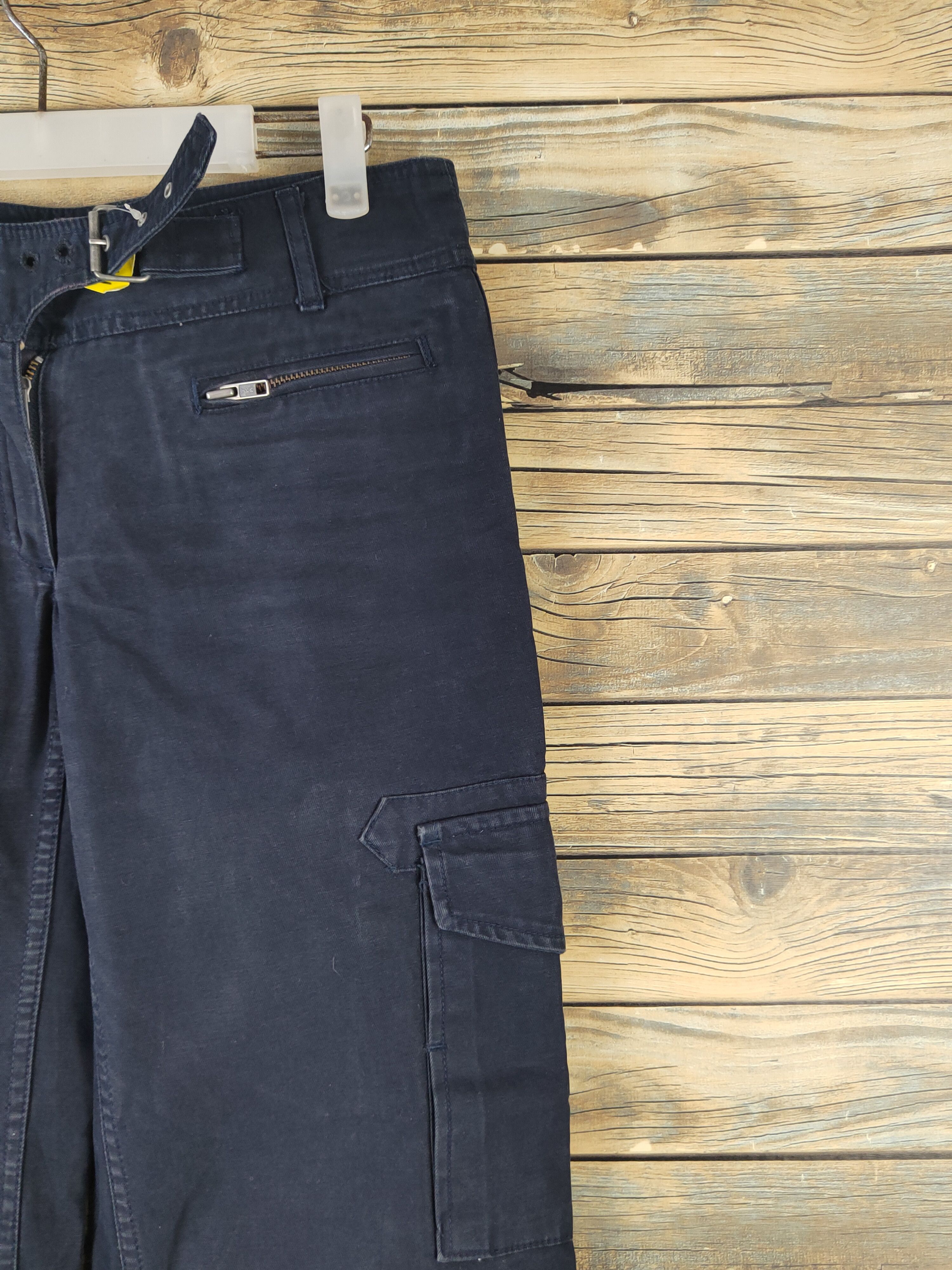 Japanese Brand DL Black Witch Navy Multipocket Tactical Cargo #1475 Size 27" / US 4 / IT 40 - 5 Thumbnail