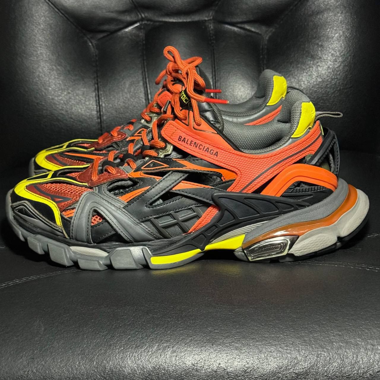 Balenciaga 41 sneakers Balenciaga track 2 orange gray Size US 8 / EU 41 - 3 Thumbnail