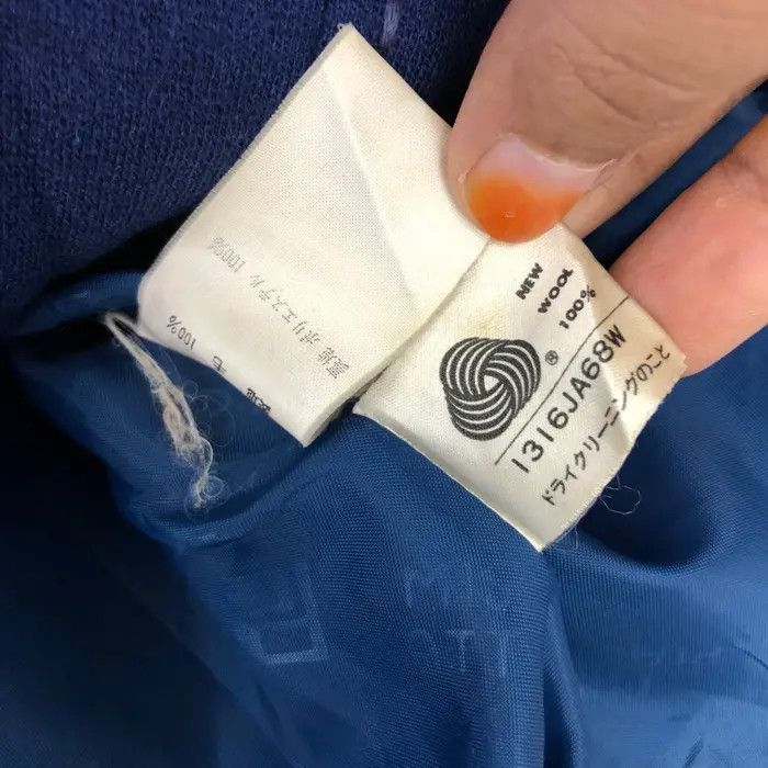 Vintage Vtg 90’ MISS PIATTELLI ROMA Blue Indigo Natural Dye Jacket Size M / US 6-8 / IT 42-44 - 4 Thumbnail