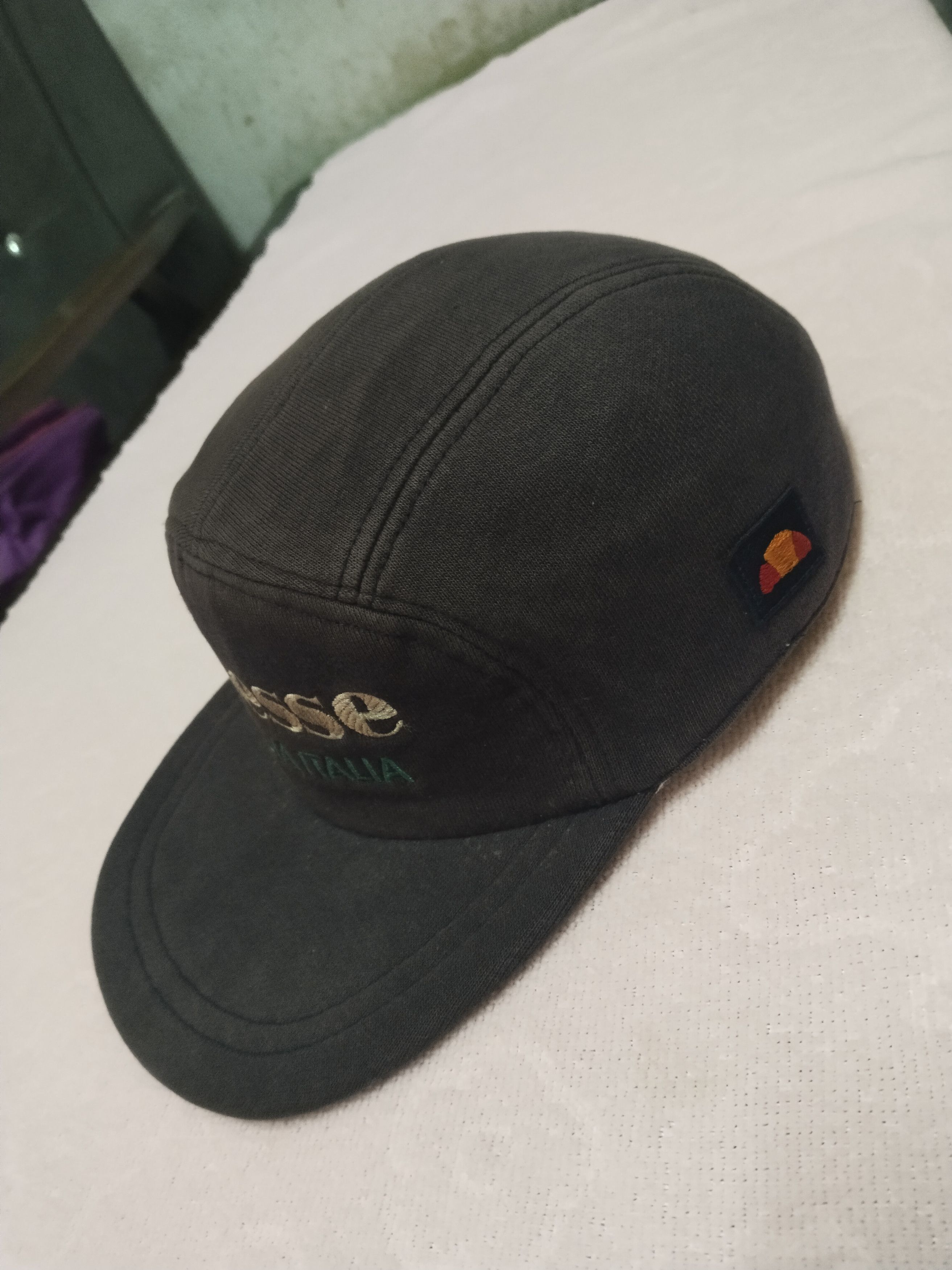 Ellesse VINTAGE 5 PANEL SUN FADED ELLESSE PERUGIA ITALIAN CAP Size ONE SIZE - 3 Thumbnail