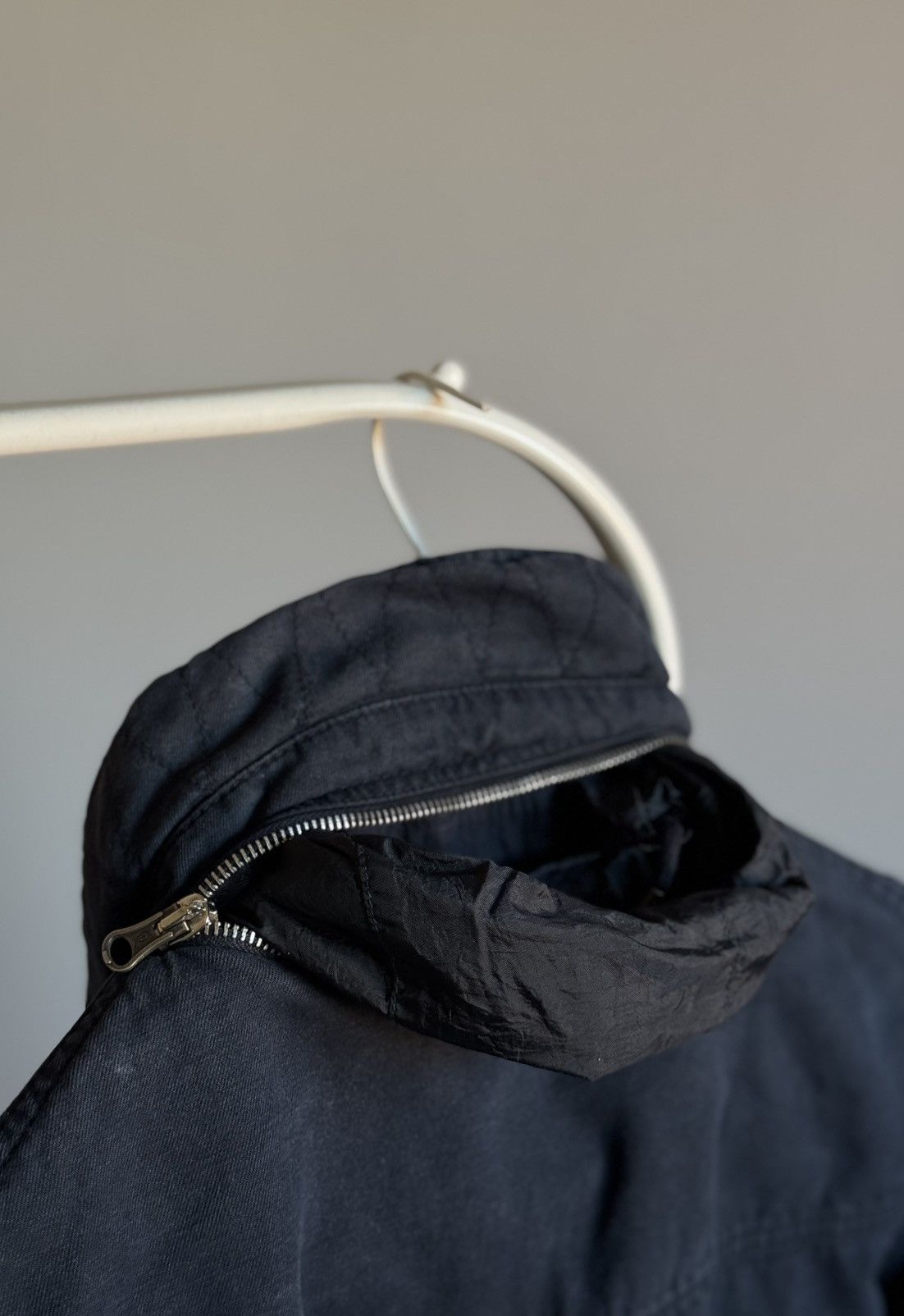 Alexander McQueen Alexander McQueen Cotton Nylon Hood Faded Jacket Coat Size US M / EU 48-50 / 2 - 4 Thumbnail
