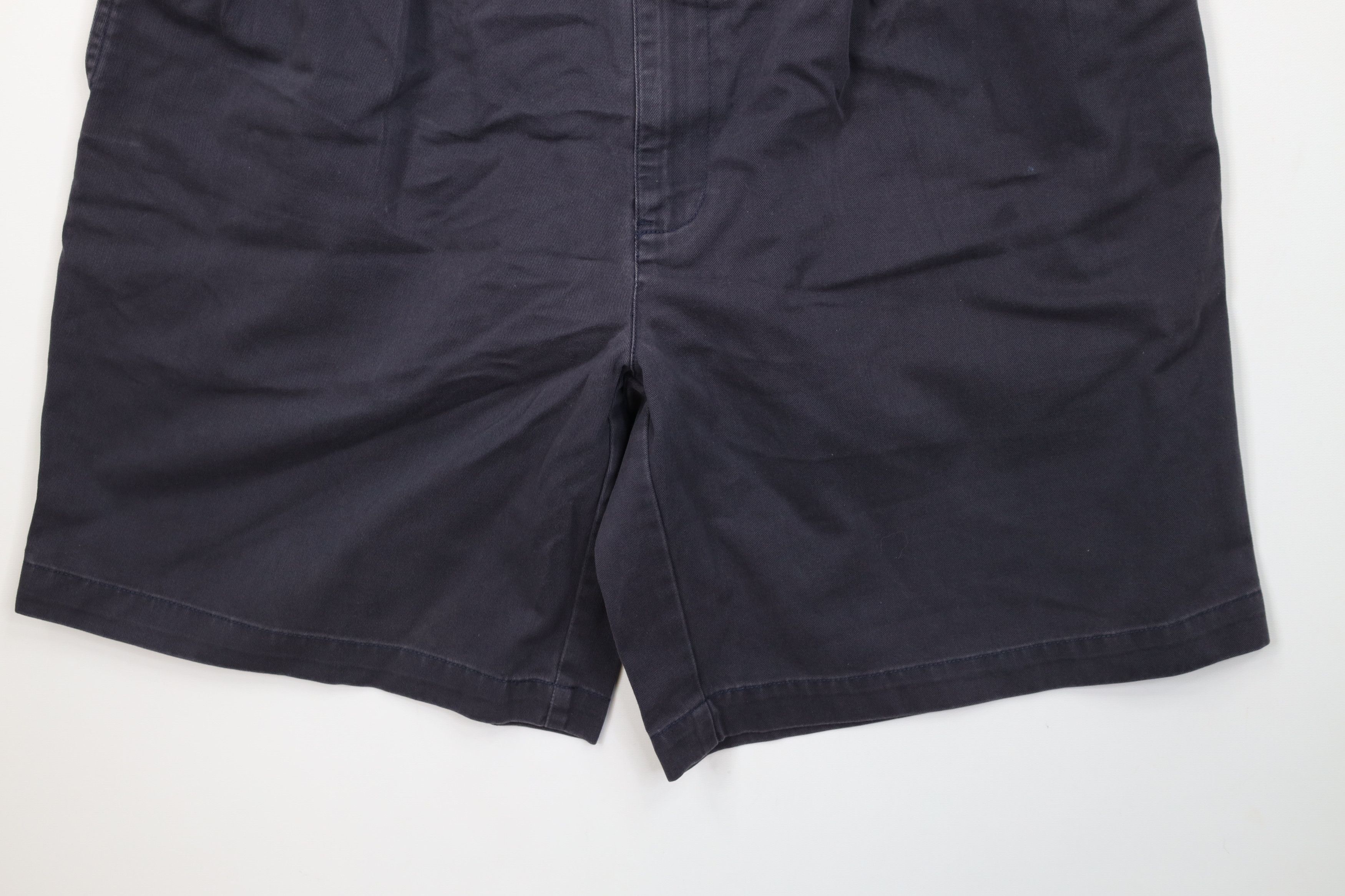 Ralph Lauren Vintage 90s Ralph Lauren Golf Chino Shorts Navy Blue Cotton Size US 36 / EU 52 - 4 Thumbnail