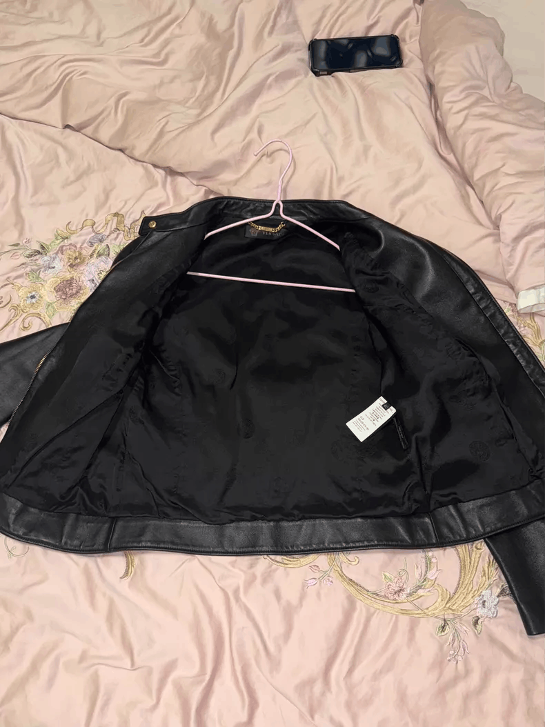 Versace Versace Motorcycle leather coat Size XS / US 0-2 / IT 36-38 - 3 Thumbnail