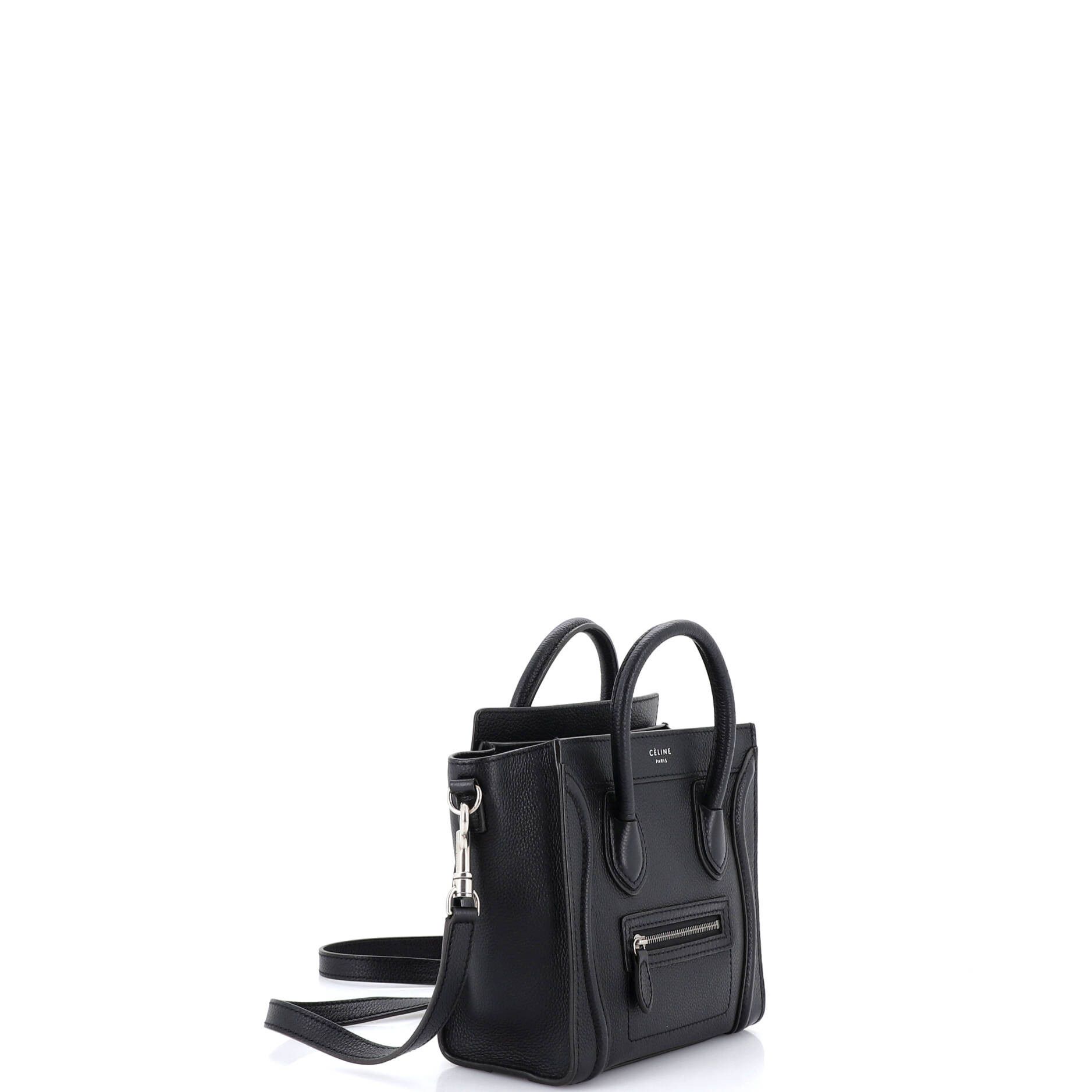 Celine Luggage bag grainy leather nano Size ONE SIZE - 1 Thumbnail