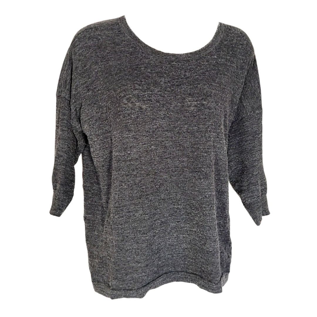 J.Crew J Crew grey oversized high low knit sweater size medium Size M / US 6-8 / IT 42-44 - 9 Thumbnail