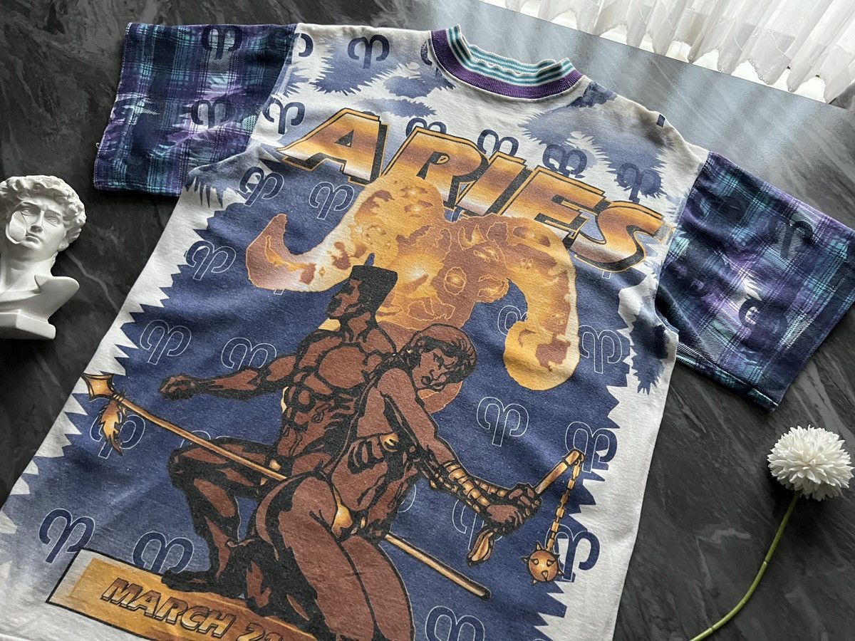 Vintage Zodiac : Aries All Over Printed Size US L / EU 52-54 / 3 - 1 Thumbnail