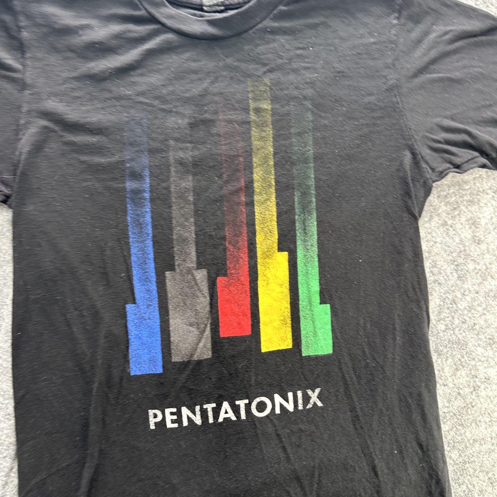 Tultex Pentatonix Shirt Mens Small Black 2018 Tour Concert Graphic A Cappella Music Tee Size US S / EU 44-46 / 1 - 5 Thumbnail