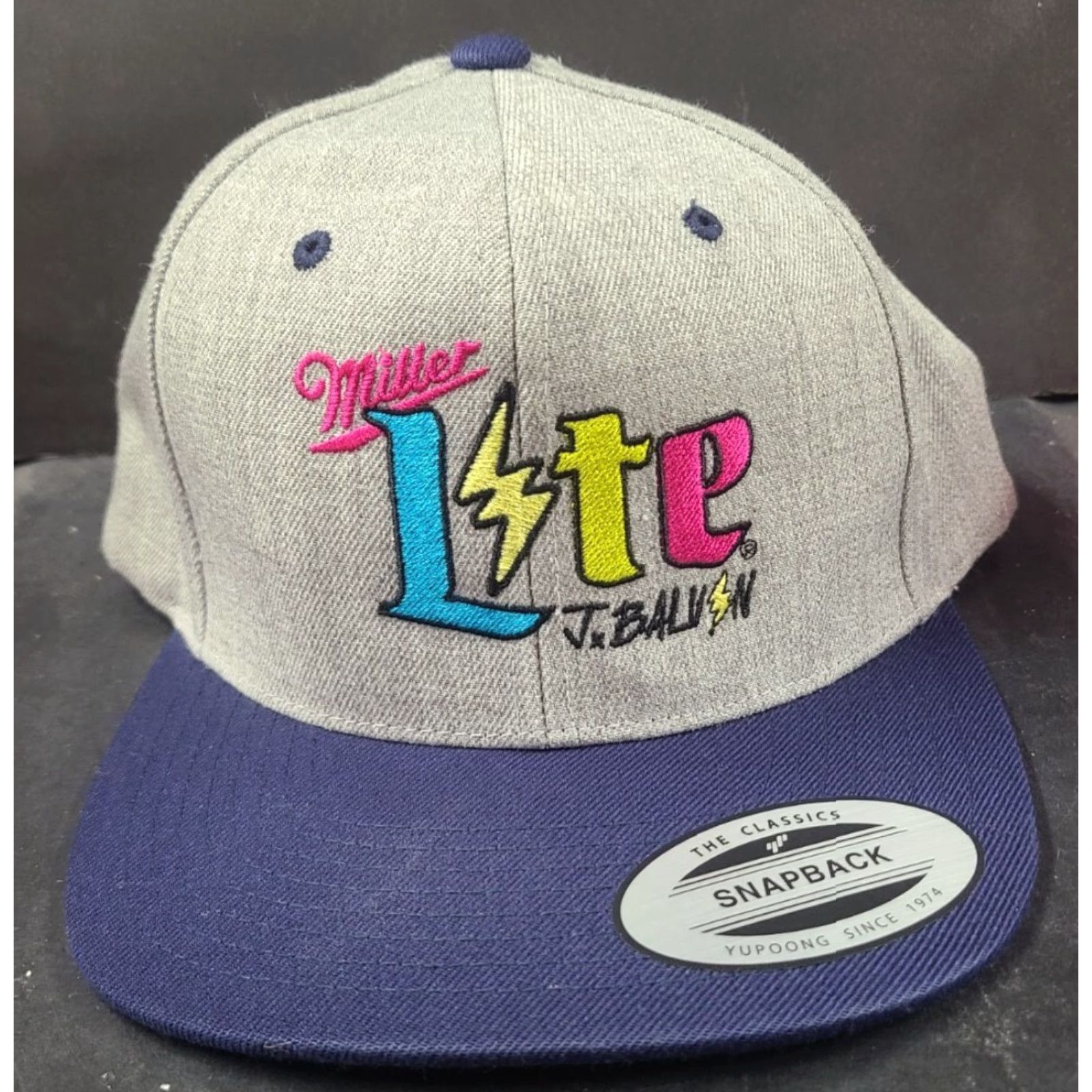 Vintage MILLER LITE Beer J. Balvin Latin Music Snapback Limit Edition Promo Cap Hat Size ONE SIZE - 2 Thumbnail