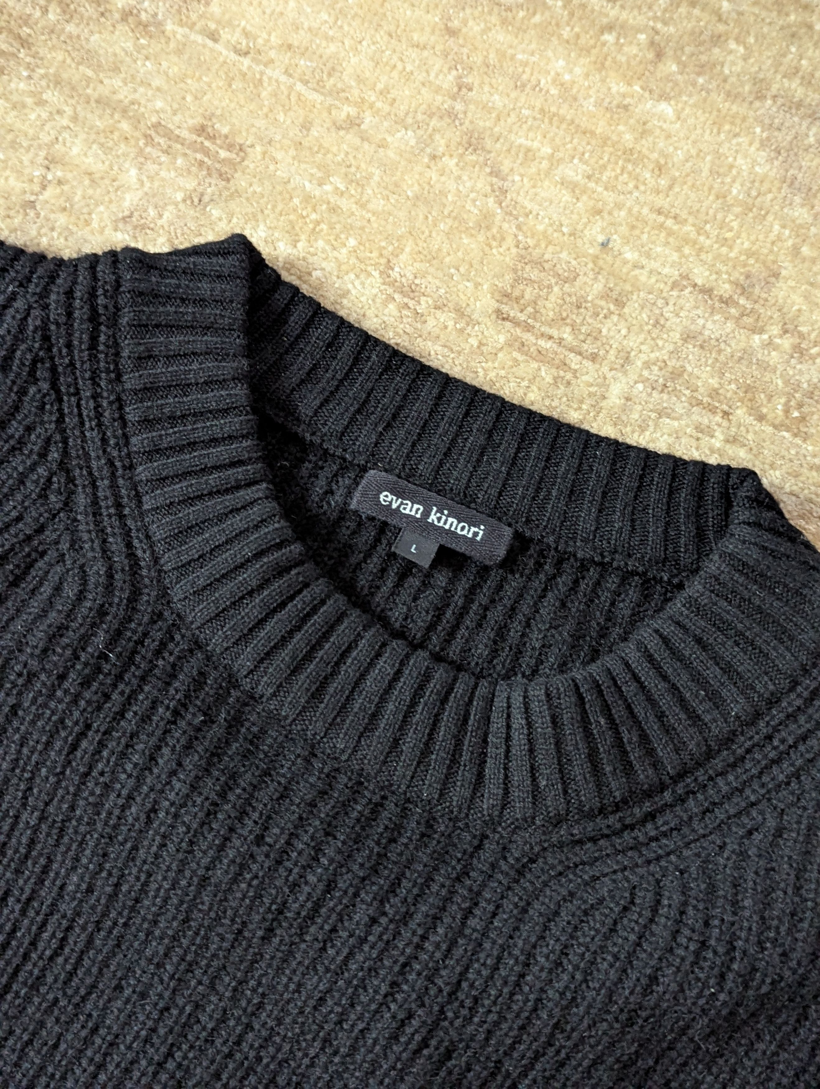 Evan Kinori Yak Wool Big Sweater Size US L / EU 52-54 / 3 - 2 Thumbnail