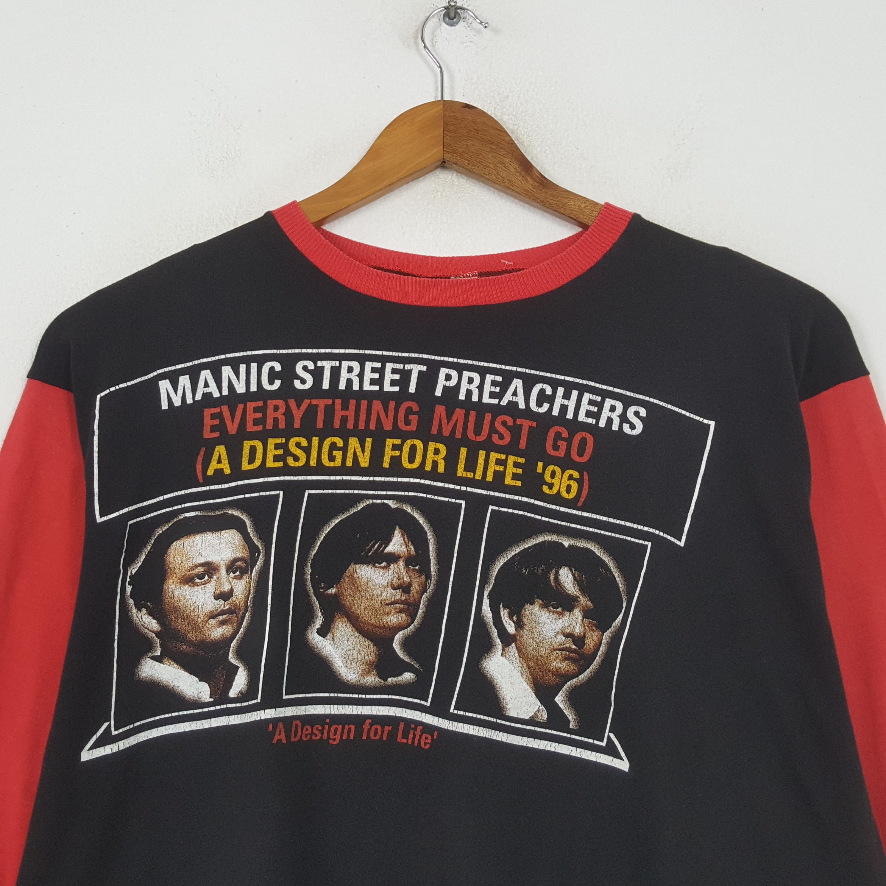 Band Tees Vintage 90's Manic Street Preachers Welsh Rock Band Tees 32 Size US XL / EU 56 / 4 - 2 Thumbnail