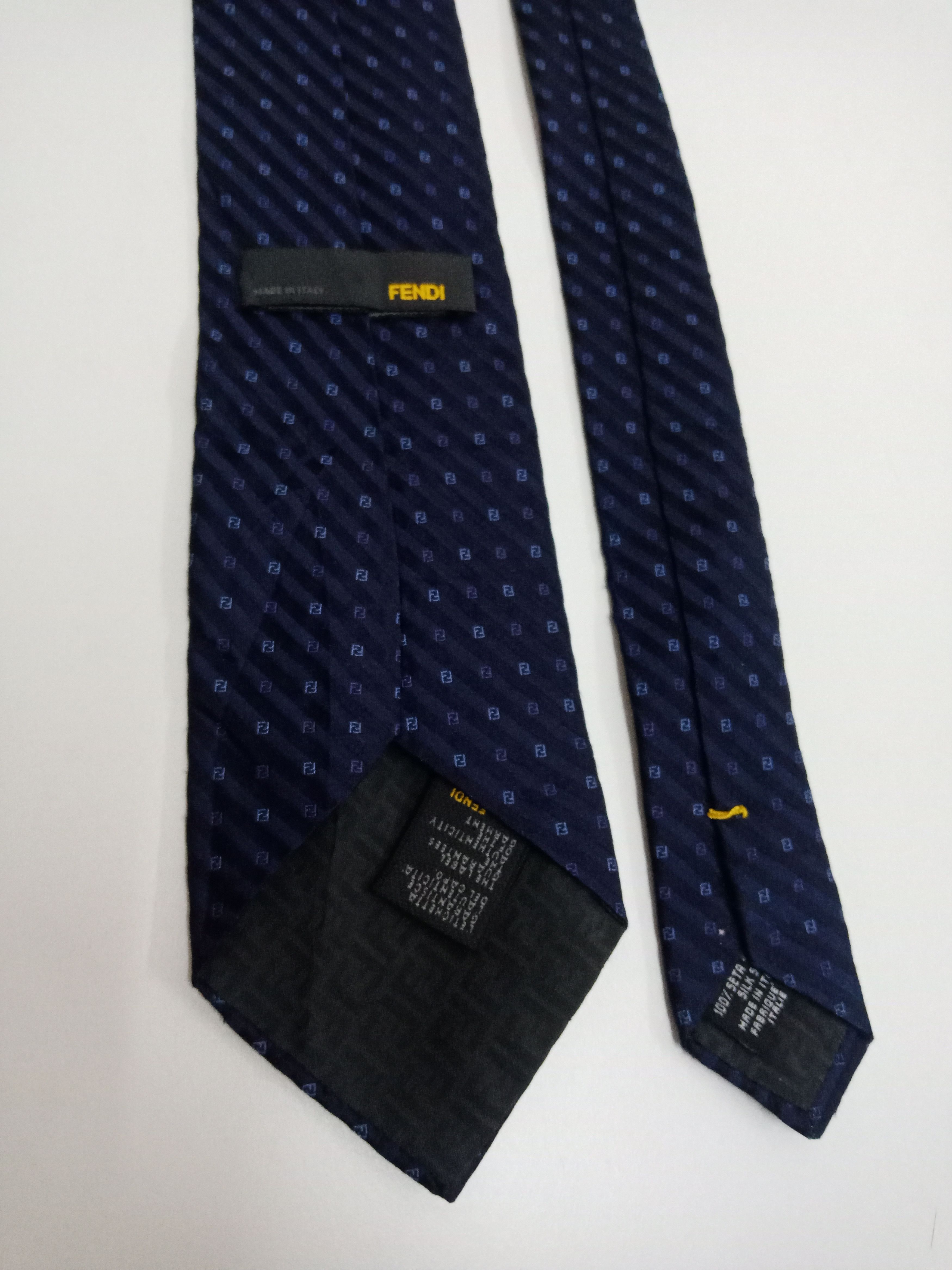 Fendi Fendi Monogram 100% Silk Made in Italy Size ONE SIZE - 3 Thumbnail