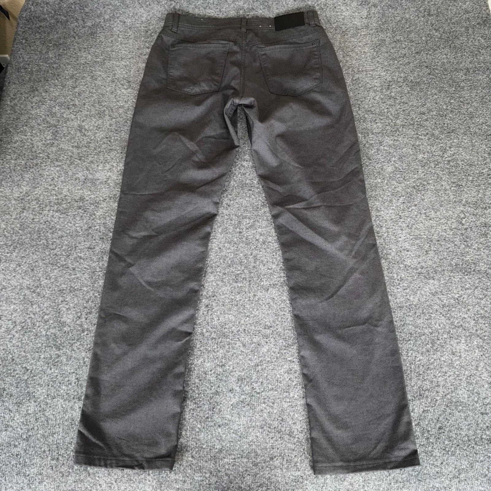 BRAX BRAX Cooper Chino Pants Mens 32x34 (32x32) Gray Casual Slim Size US 32 / EU 48 - 5 Thumbnail