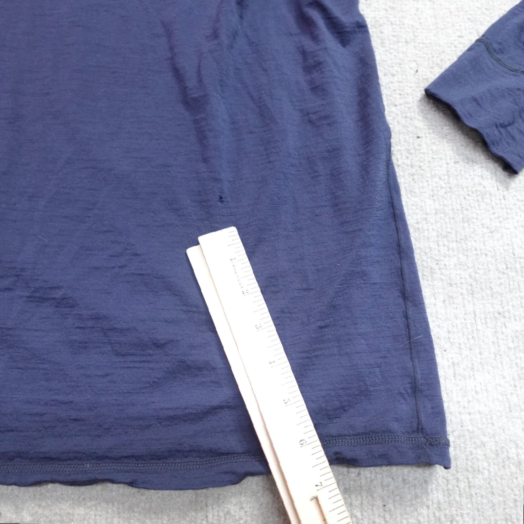 Vintage Mack Weldon Shirt XL Blue Raglan Merino Wool Blend Base Layer Crew Neck Long Sleeve Men Size US XL / EU 56 / 4 - 4 Thumbnail