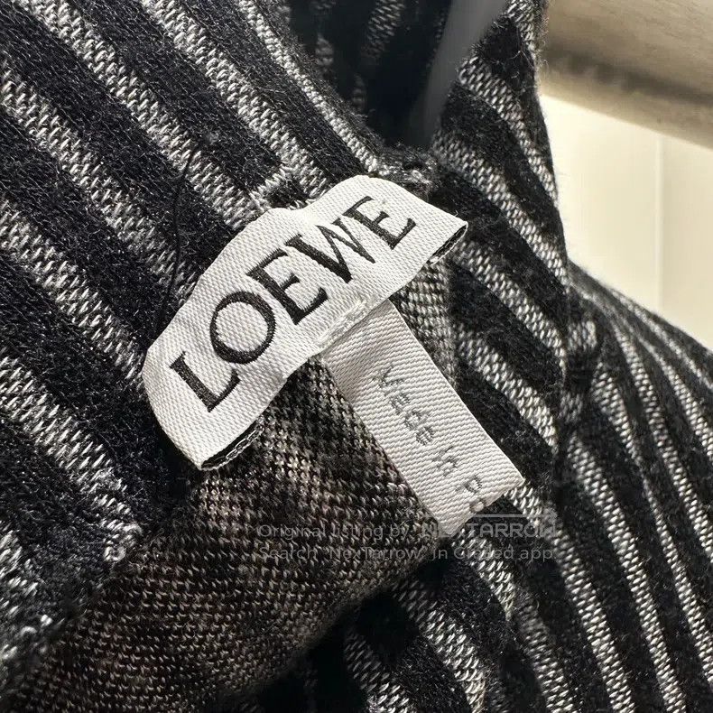 Loewe Loewe Striped High-Neck Logo Knit Top Size XS / US 0-2 / IT 36-38 - 3 Thumbnail