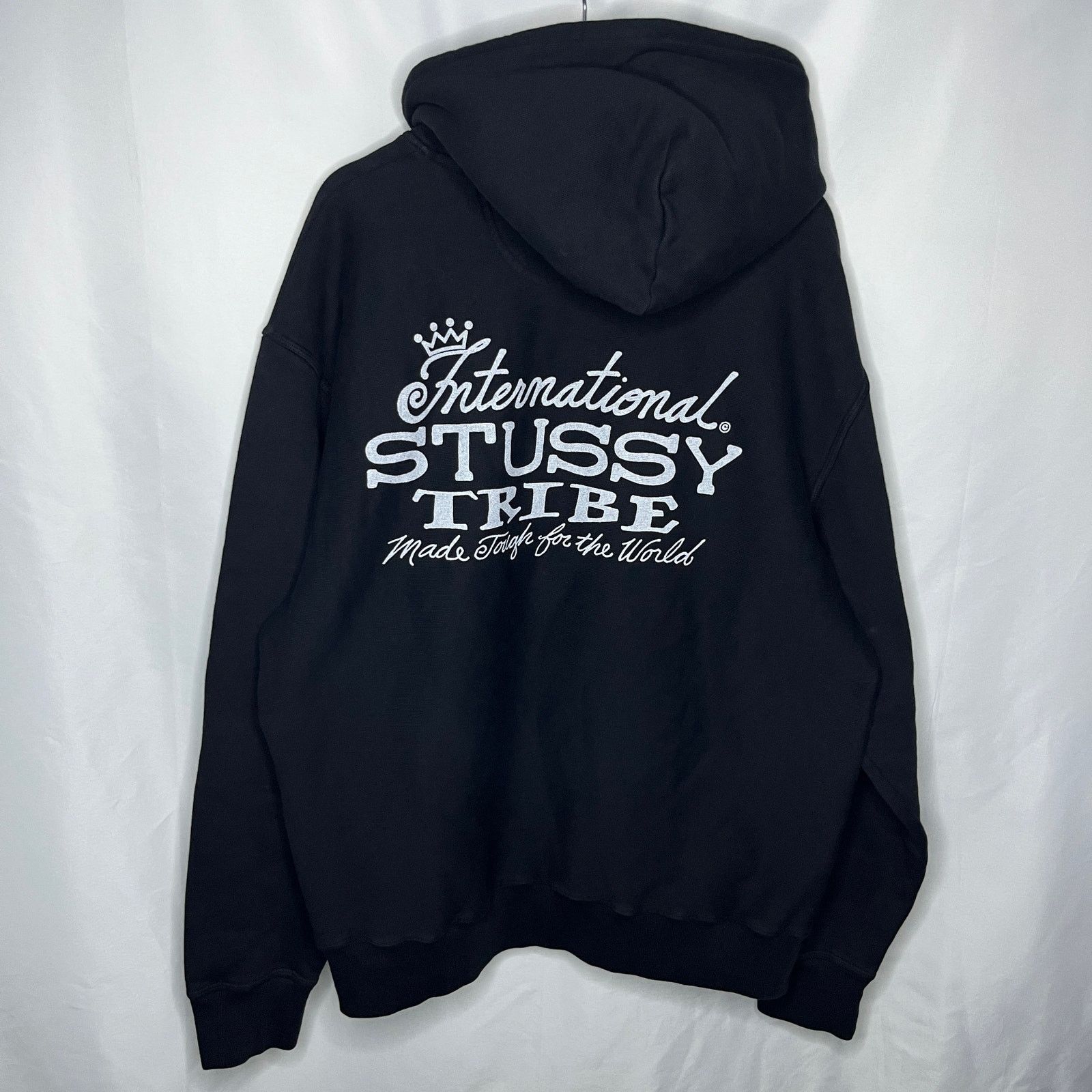 Stussy Stussy Faded Graphic Zip Hoodie in Washed Black | Grailed