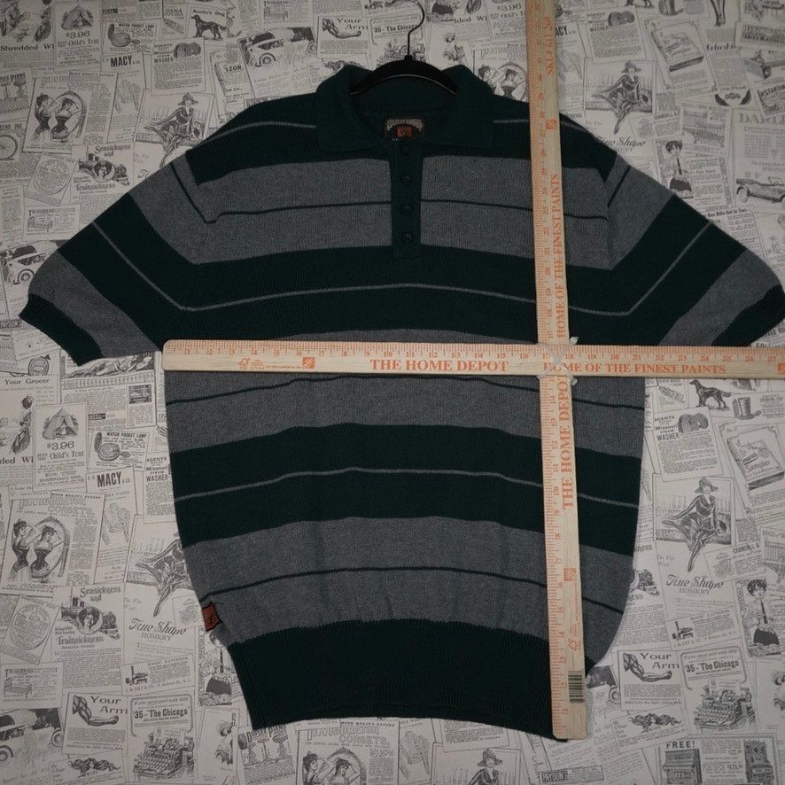 Vintage Large -Vintage Y2K county FB stripe charlie brown polo shirt Size US L / EU 52-54 / 3 - 4 Thumbnail