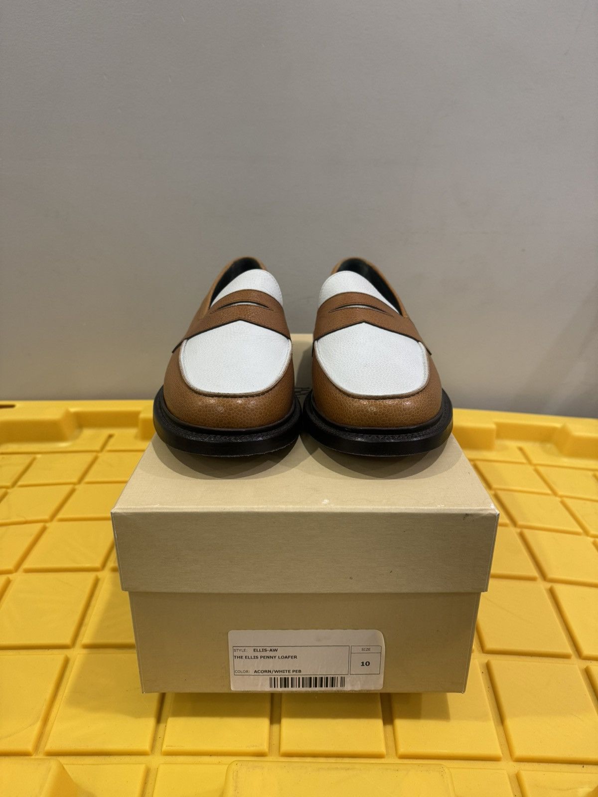 Blackstock & Weber Brown and white penny loafer Size US 10 / EU 43 - 1 Thumbnail
