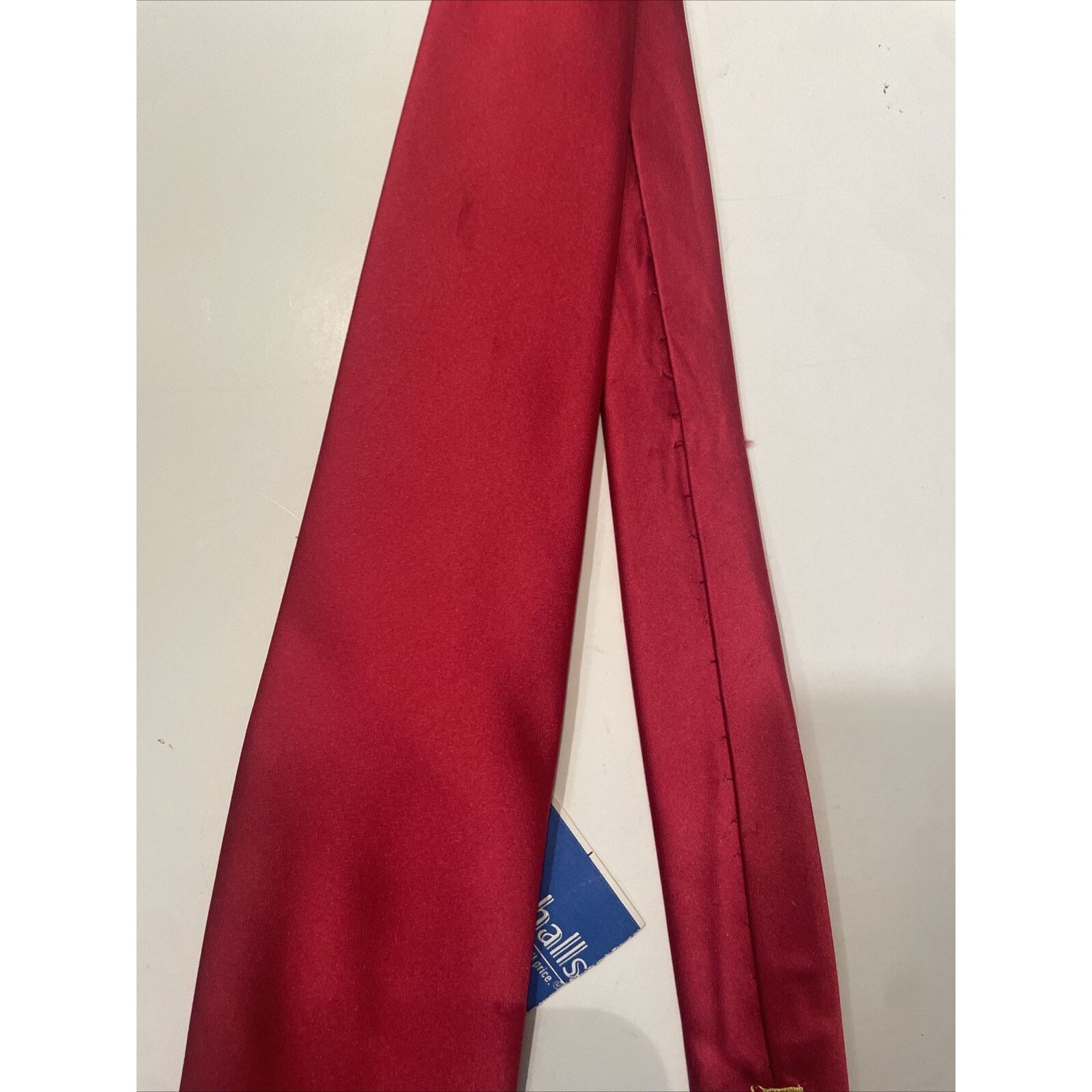 & Other Stories Versa New York 100% silk necktie tie Solid Red Milan Size ONE SIZE - 5 Thumbnail