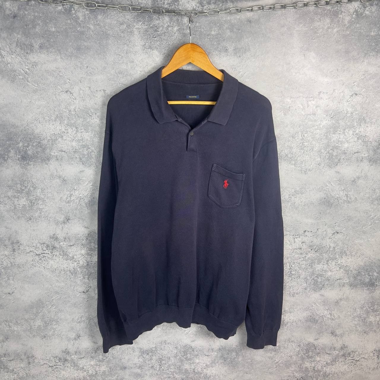 Polo Ralph Lauren Polo Ralph Lauren Men's Size XL Long Sleeve Cotton Blue ` Size US XL / EU 56 / 4 - 1 Thumbnail