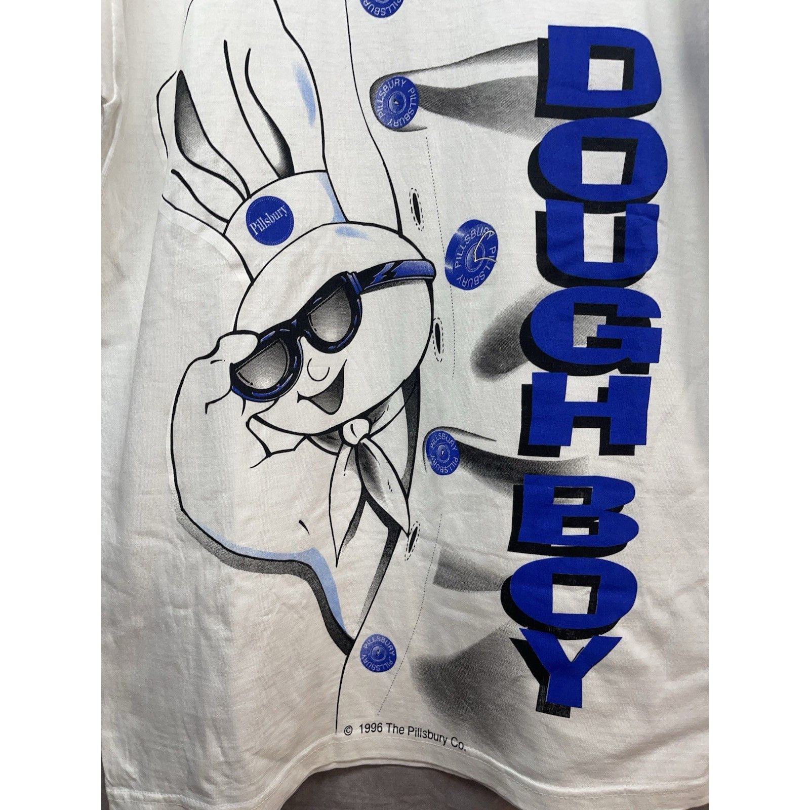 Other VINTAGE 1996 Pillsbury Doughboy T-Shirt MED NWT Malibu Class Size US M / EU 48-50 / 2 - 3 Thumbnail