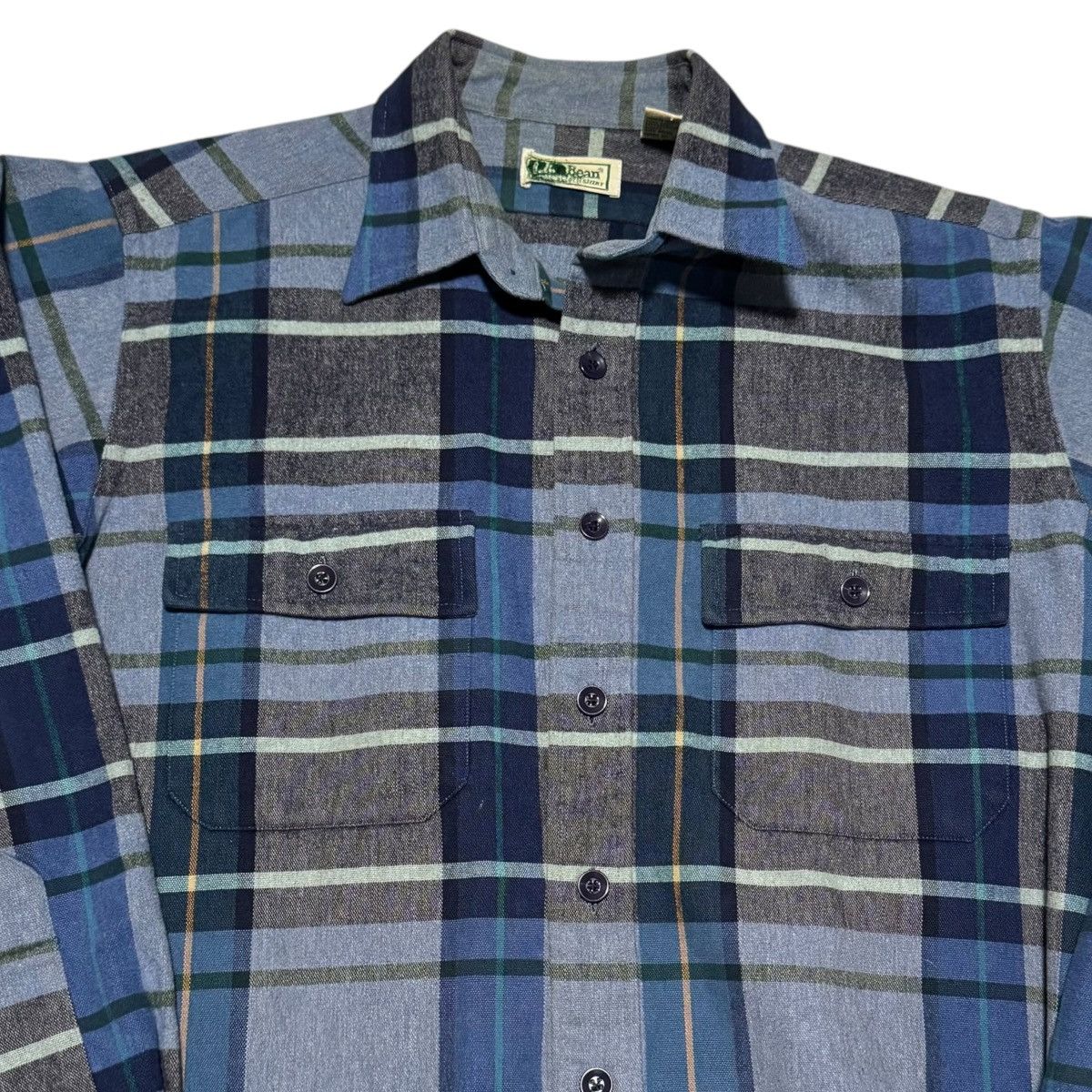 L.L. Bean Vintage L.L. Bean Plaid Button Down Shirt Men's M Oversized Size US M / EU 48-50 / 2 - 2 Thumbnail