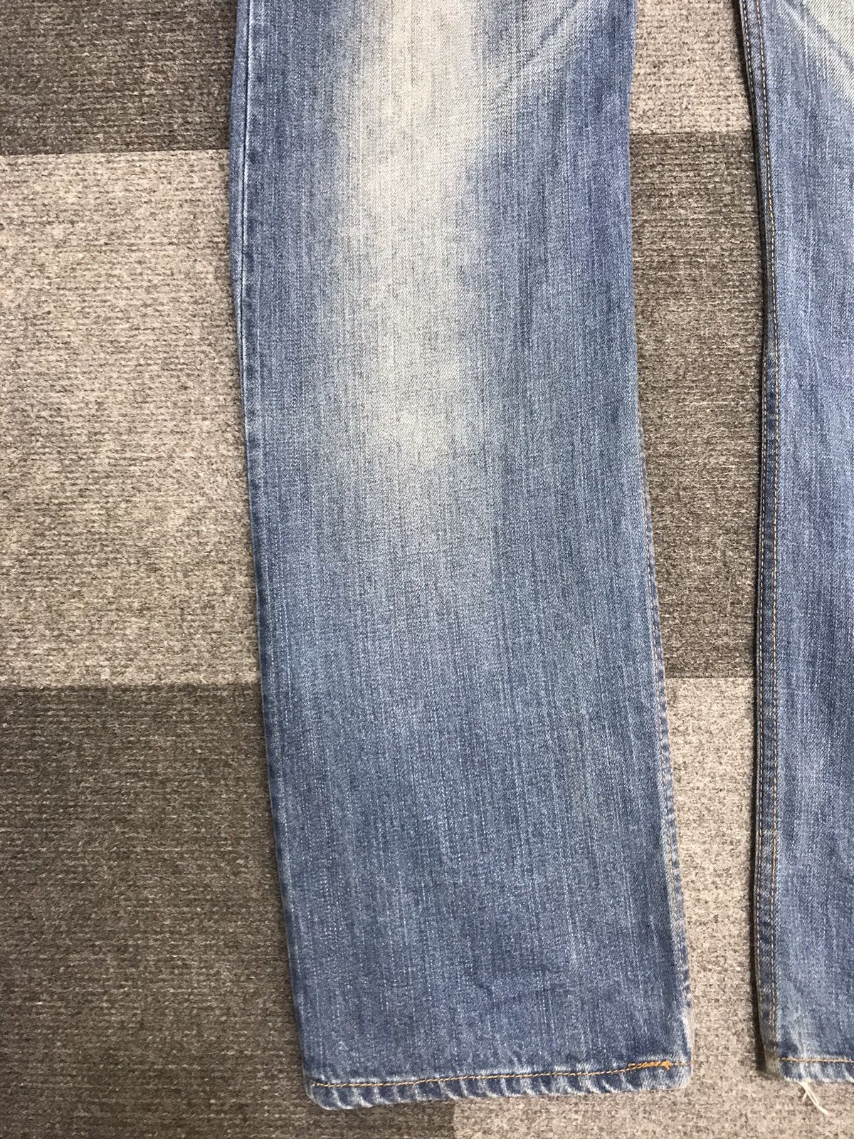 Japanese Brand 💥ARCHIVAL💥Dominate Double Waist Stone Wash Denim F450 Size US 34 / EU 50 - 9 Thumbnail